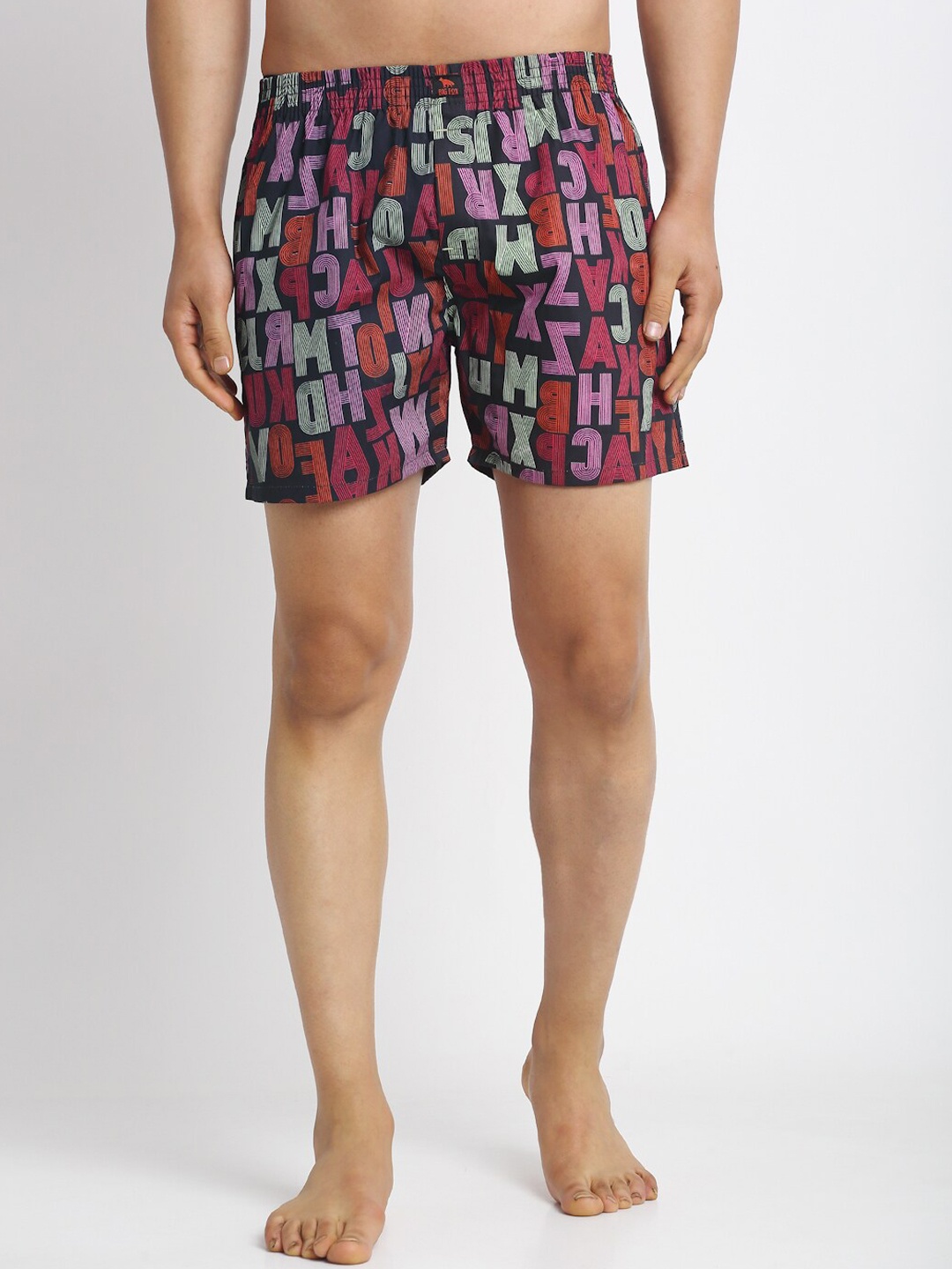 

Big Fox Men Assorted Typography Printed Pure Cotton Boxers