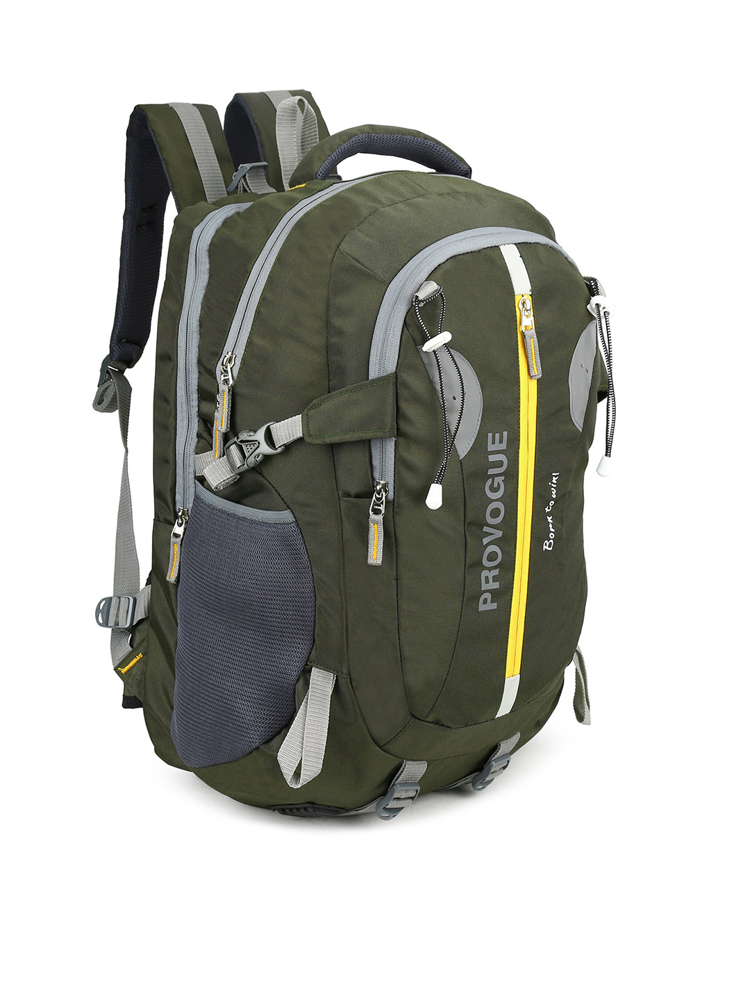 

Provogue Unisex Green Backpack with Hip Strap