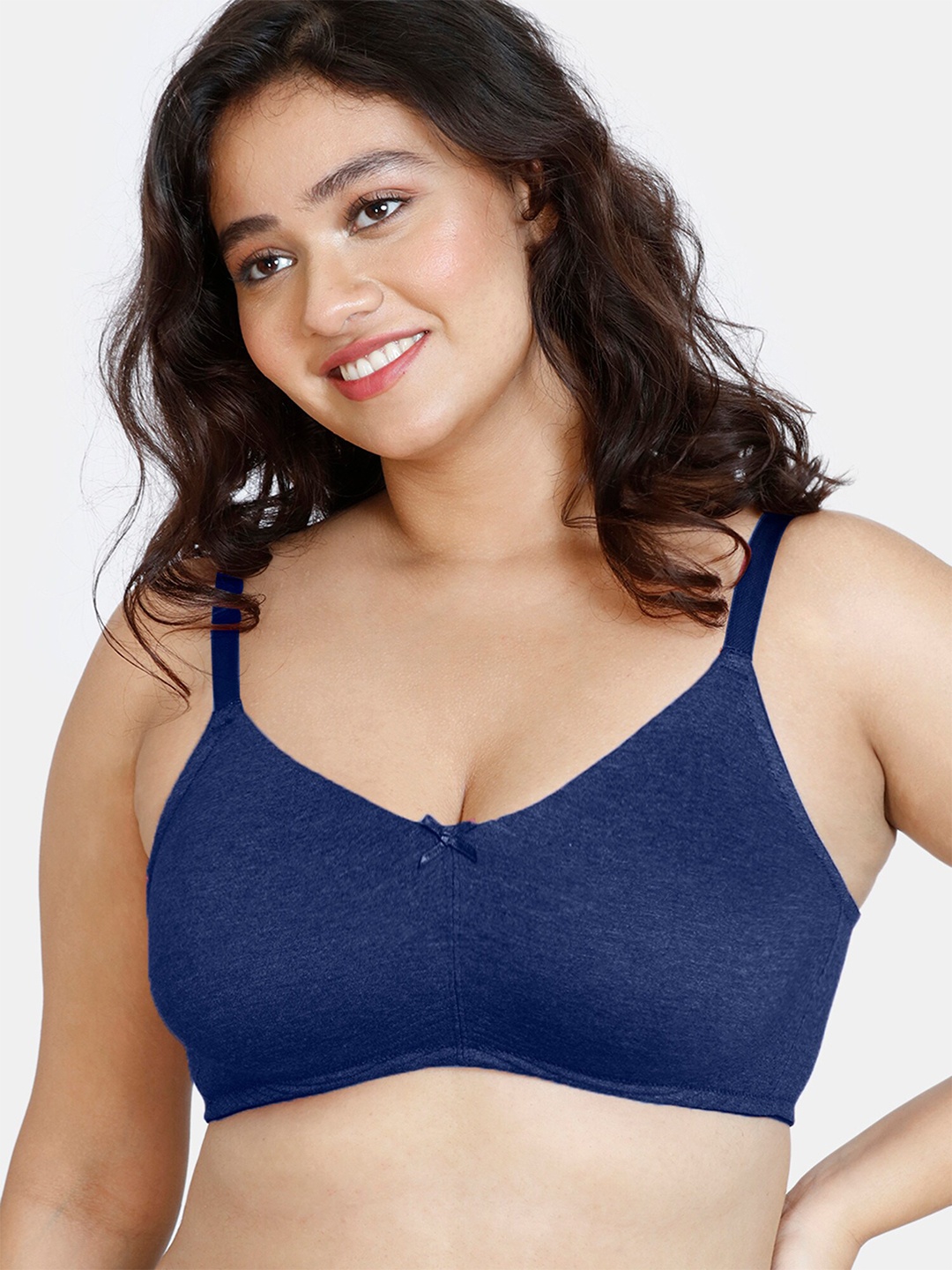 

Zivame Blue Solid Everyday Bra