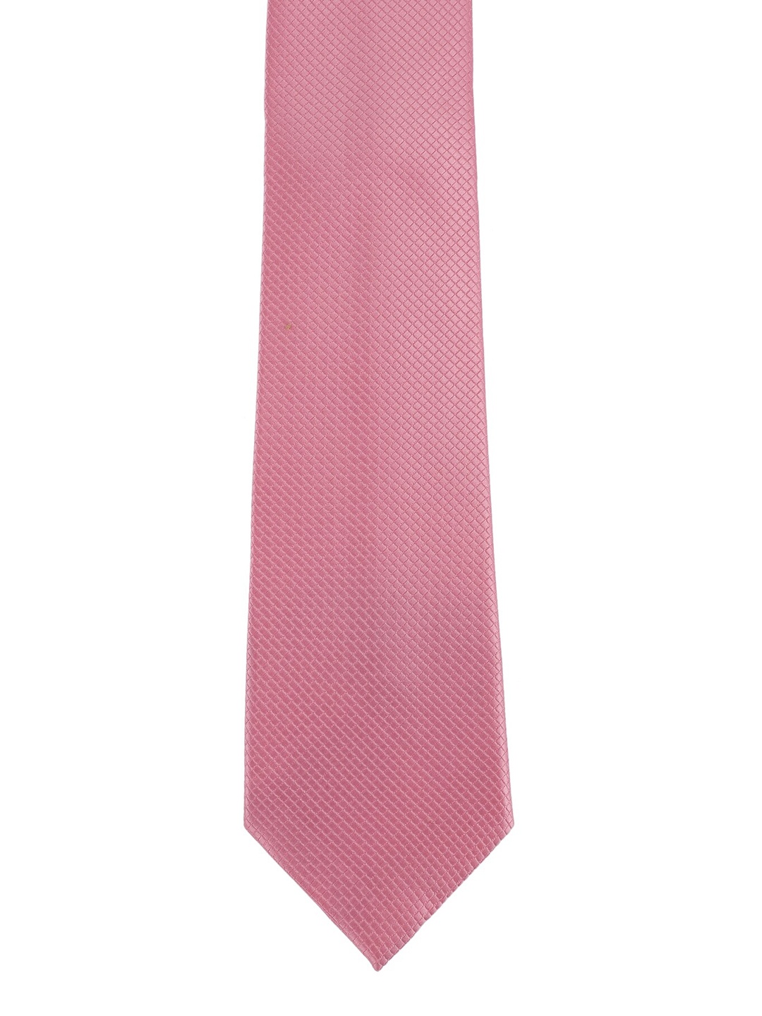 

Alvaro Castagnino Men Pink Woven Design Skinny Tie
