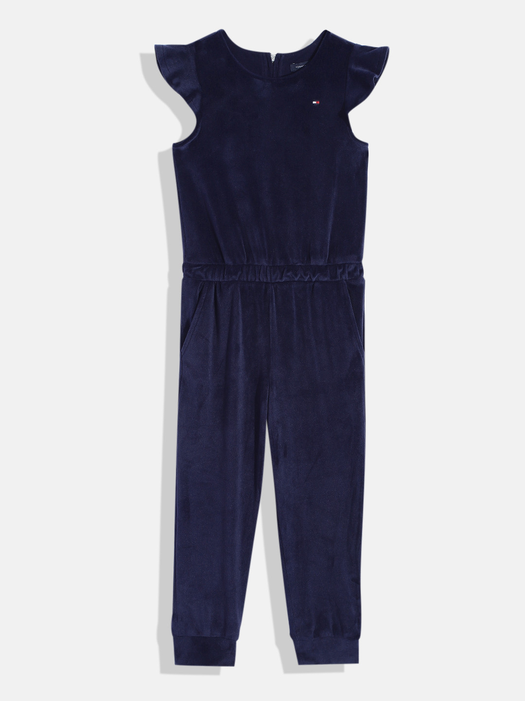 

Tommy Hilfiger Girls Navy Blue Basic Jumpsuit