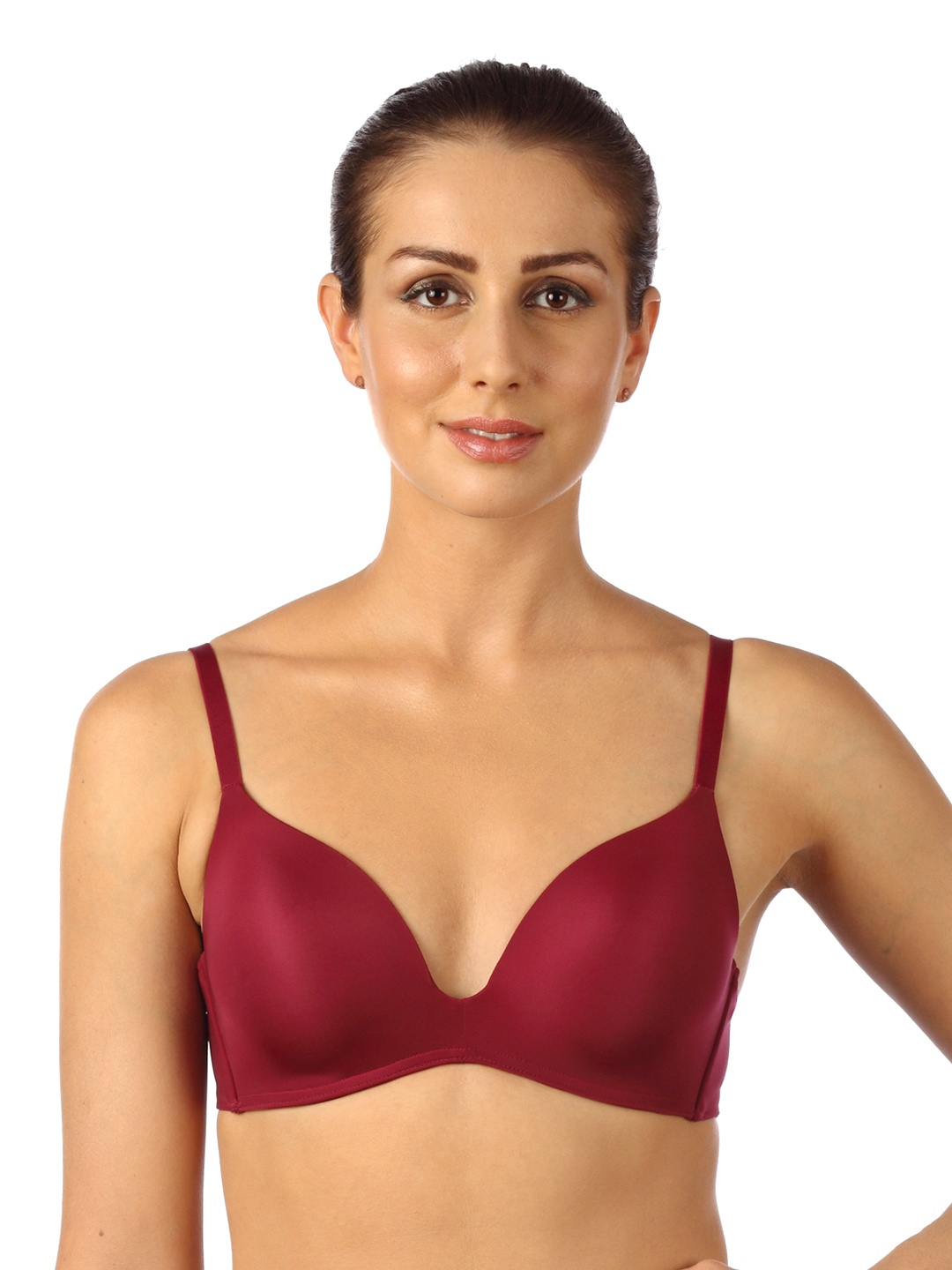 

Triumph Maroon Medium-Coverage T-shirt Bra 7613139941491