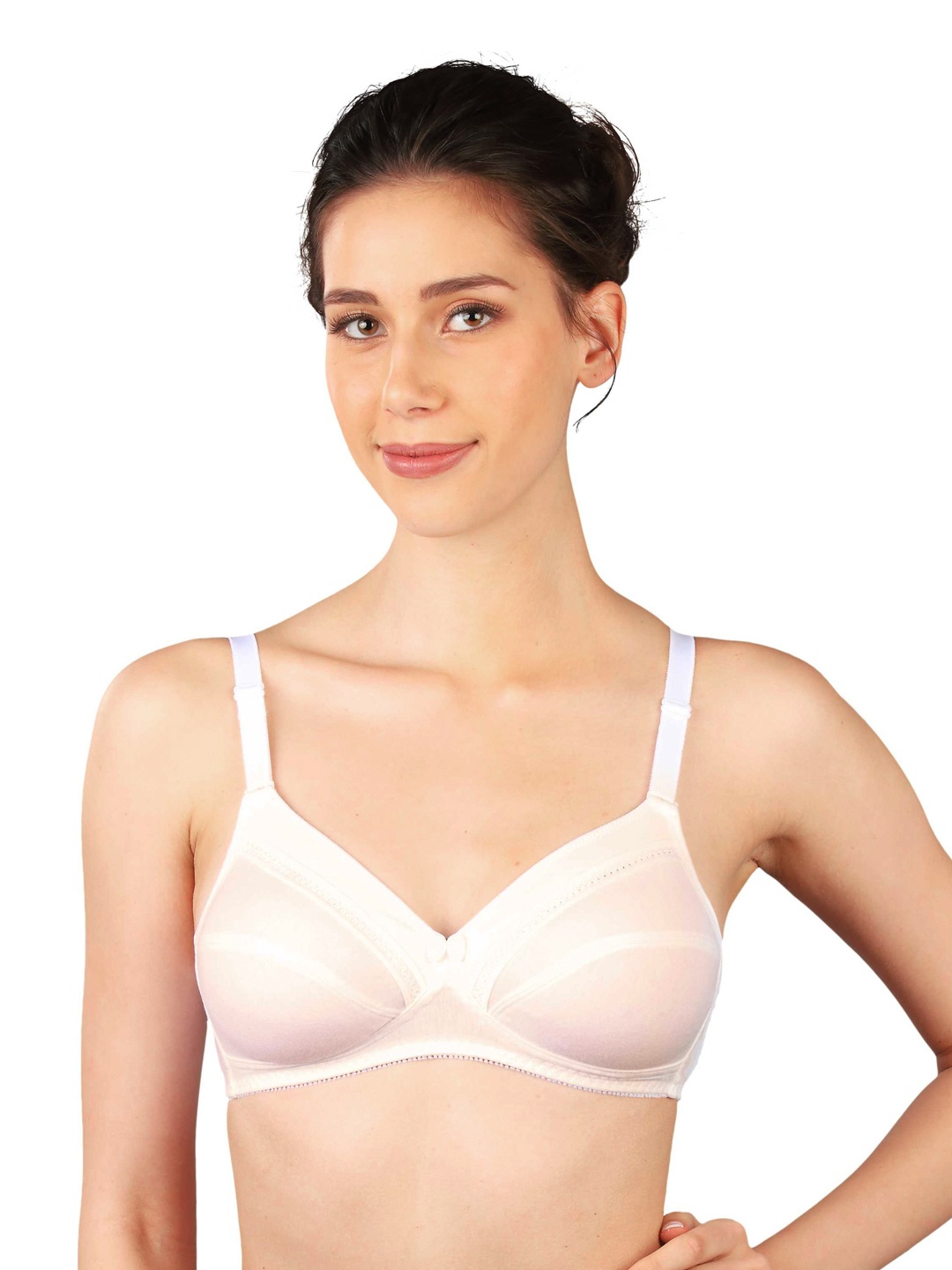 

Triumph Comfort 63 Wireless Non Padded Everyday Cotton Bra, White