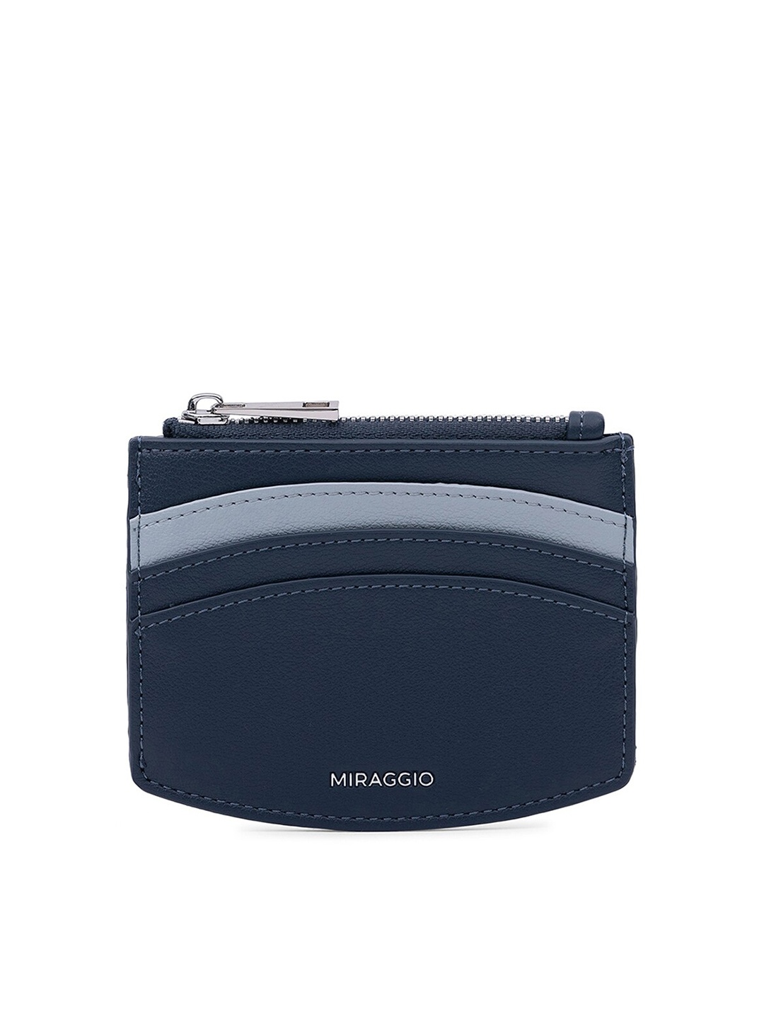 

MIRAGGIO Blue Solid Card Holder