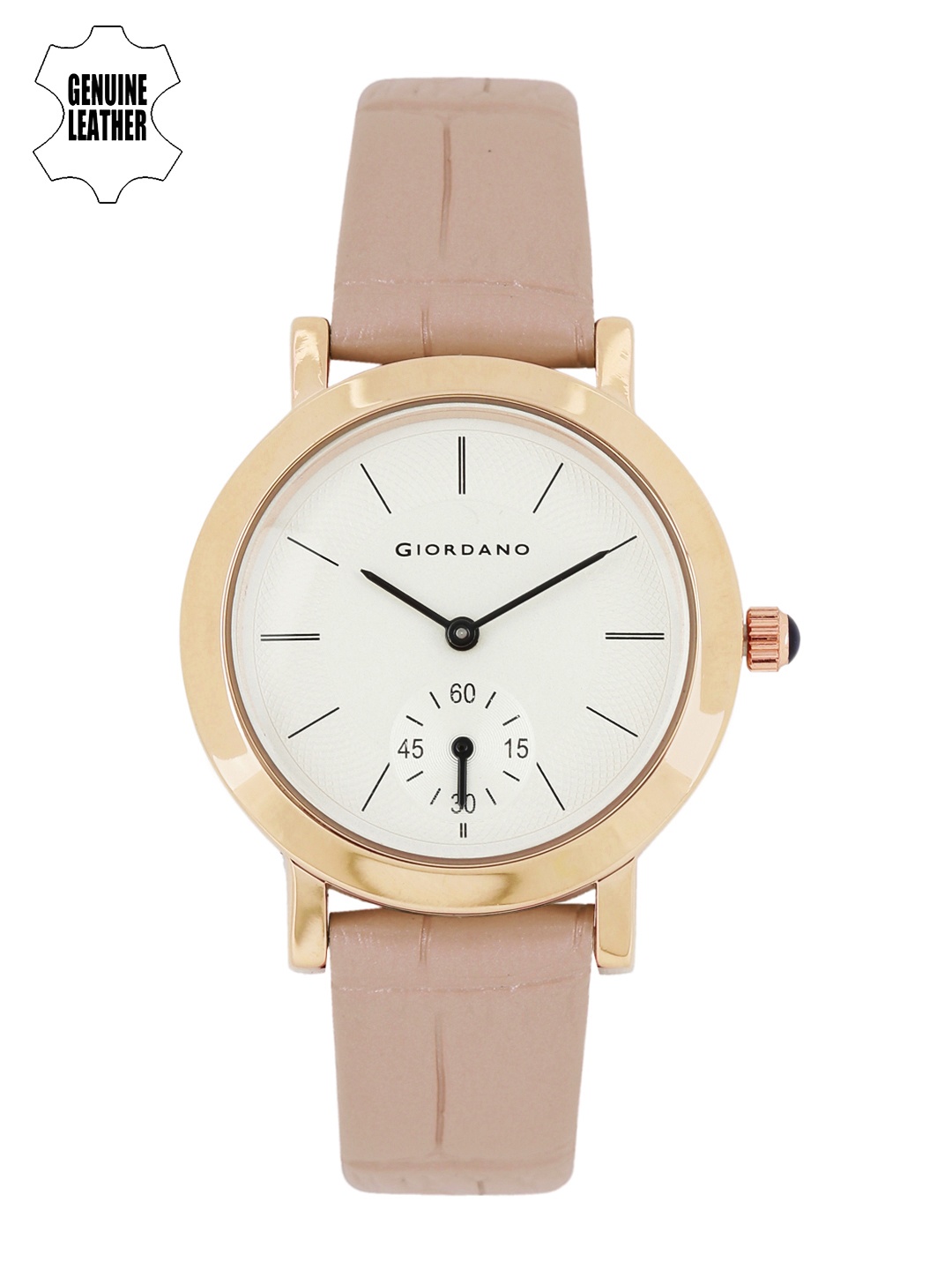 

GIORDANO Women Off-White Analogue Watch 2803-02