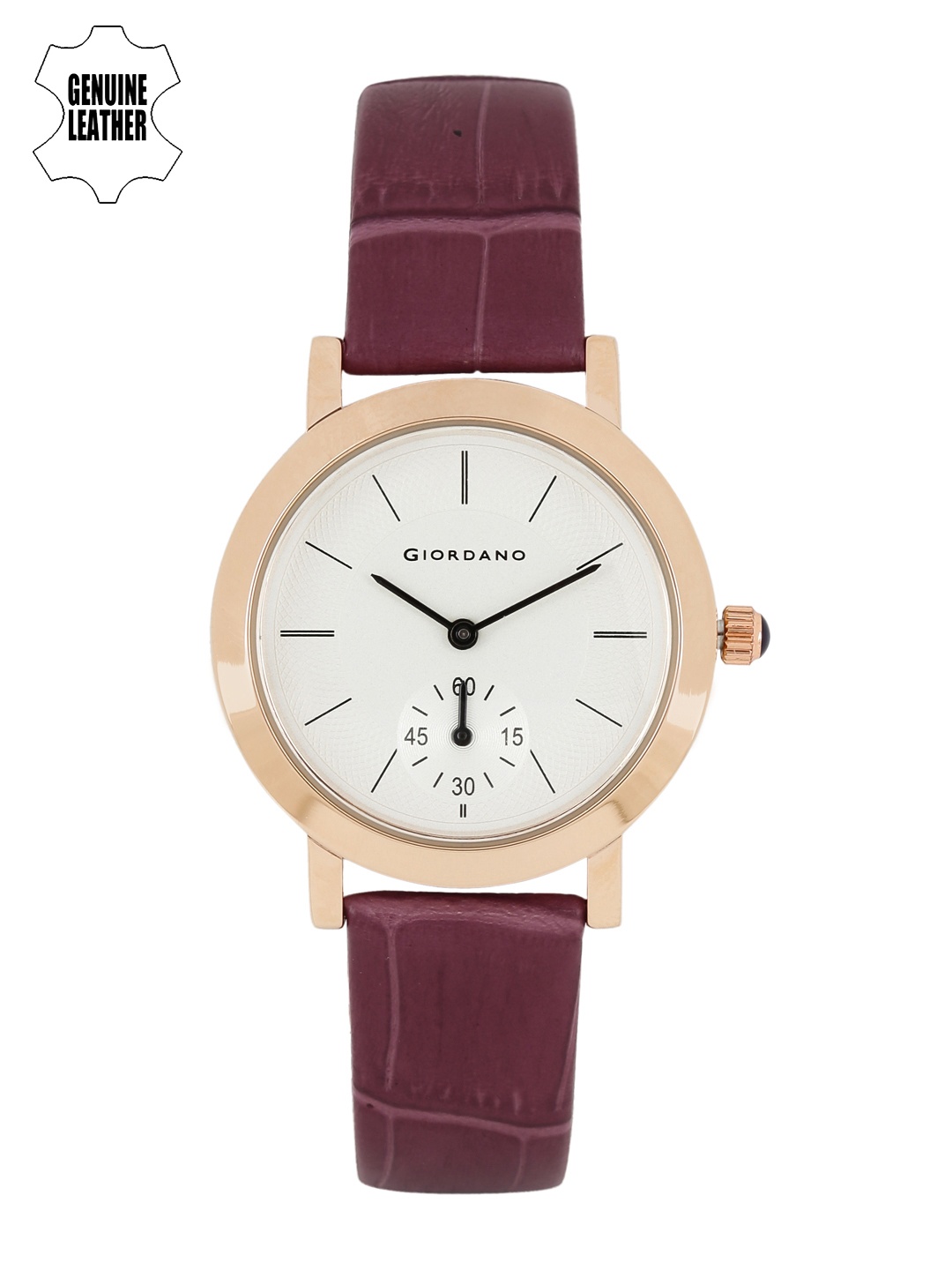 

GIORDANO Women Off-White Analogue Watch 2803-03