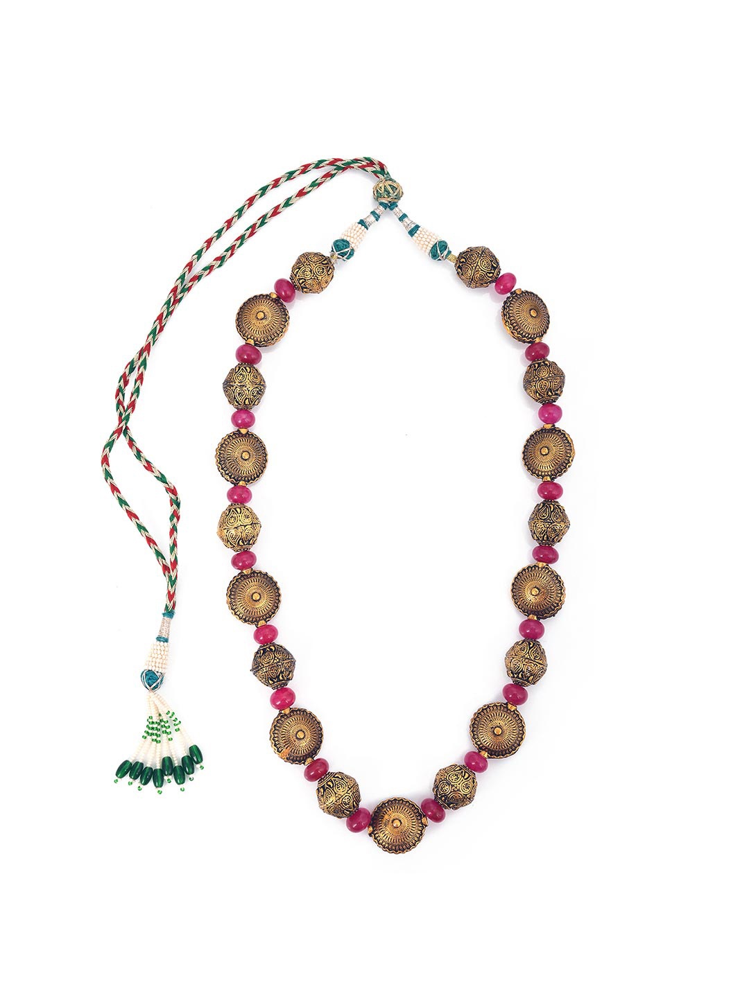 

Tistabene Gold-Toned & Red Gold-Plated Necklace