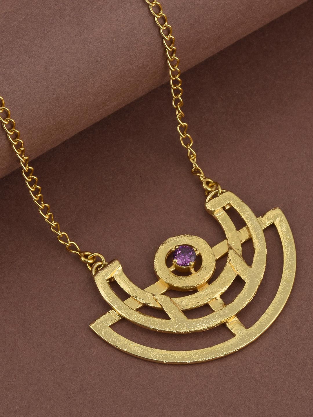 

Tistabene Purple Gold-Plated Necklace