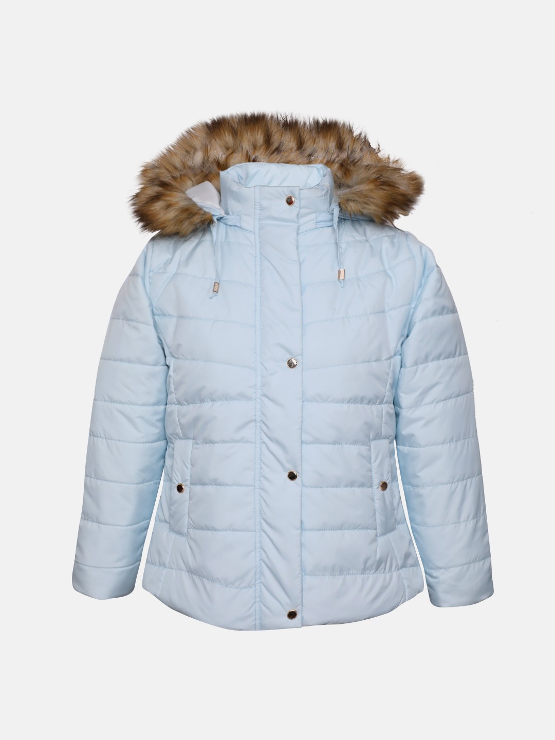 

LURE JUNIOR Girls Blue Parka Jacket