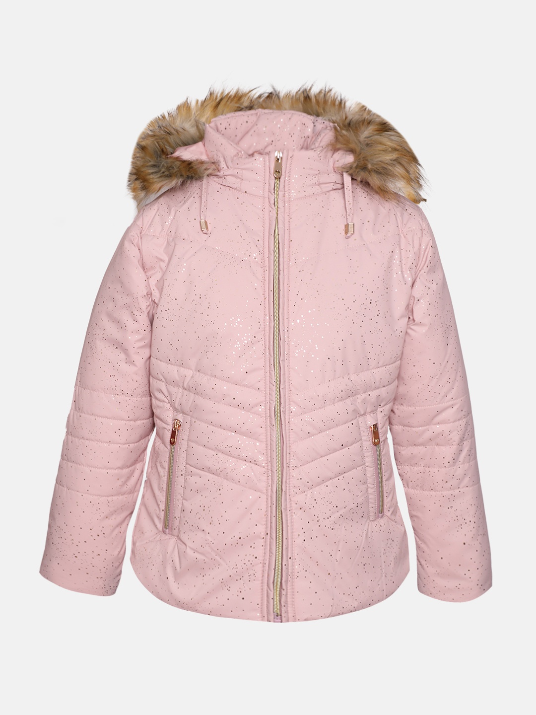 

LURE JUNIOR Girls Pink Parka Jacket