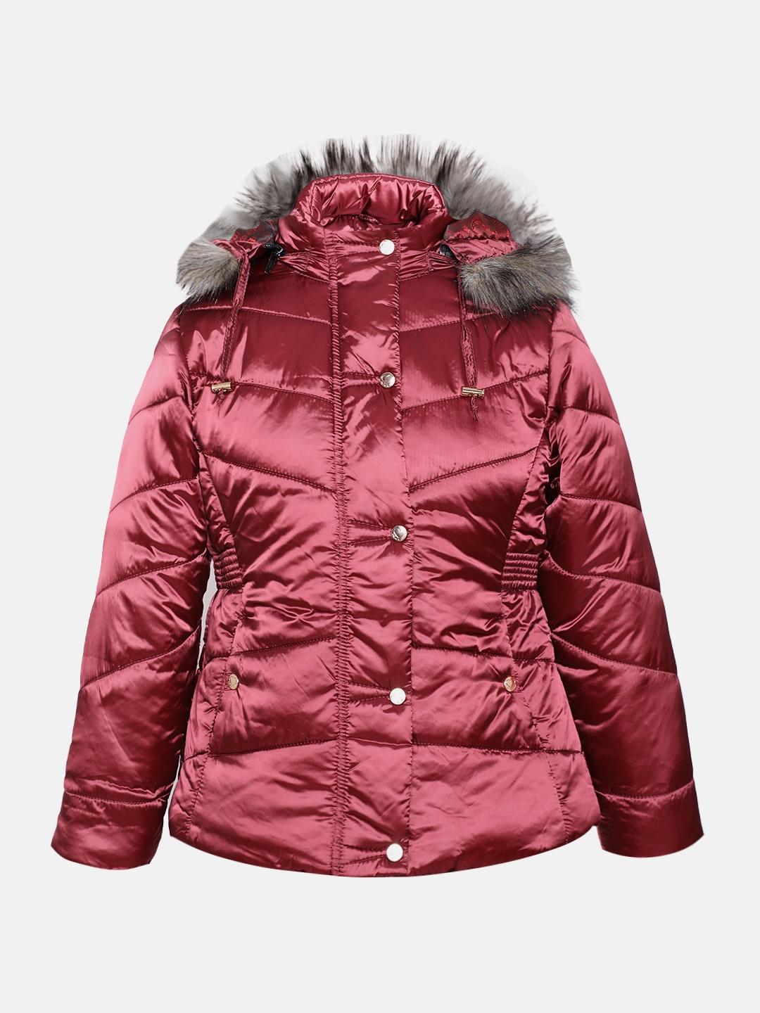 

LURE JUNIOR Girls Maroon Winter Padded Jacket