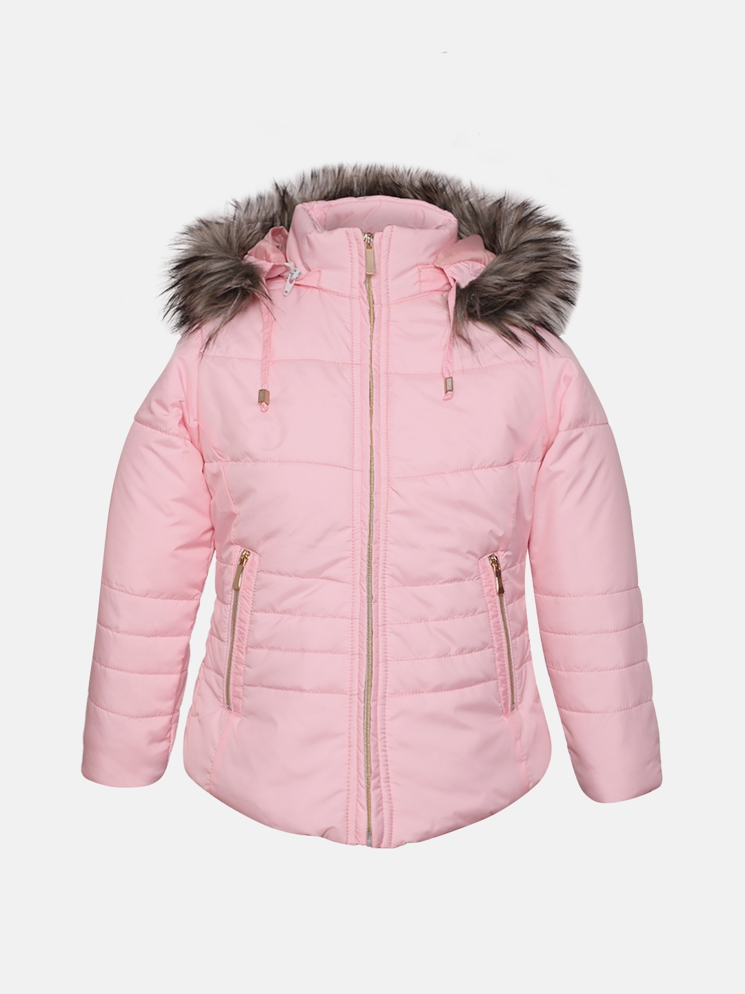 

LURE JUNIOR Girls Pink Parka Jacket