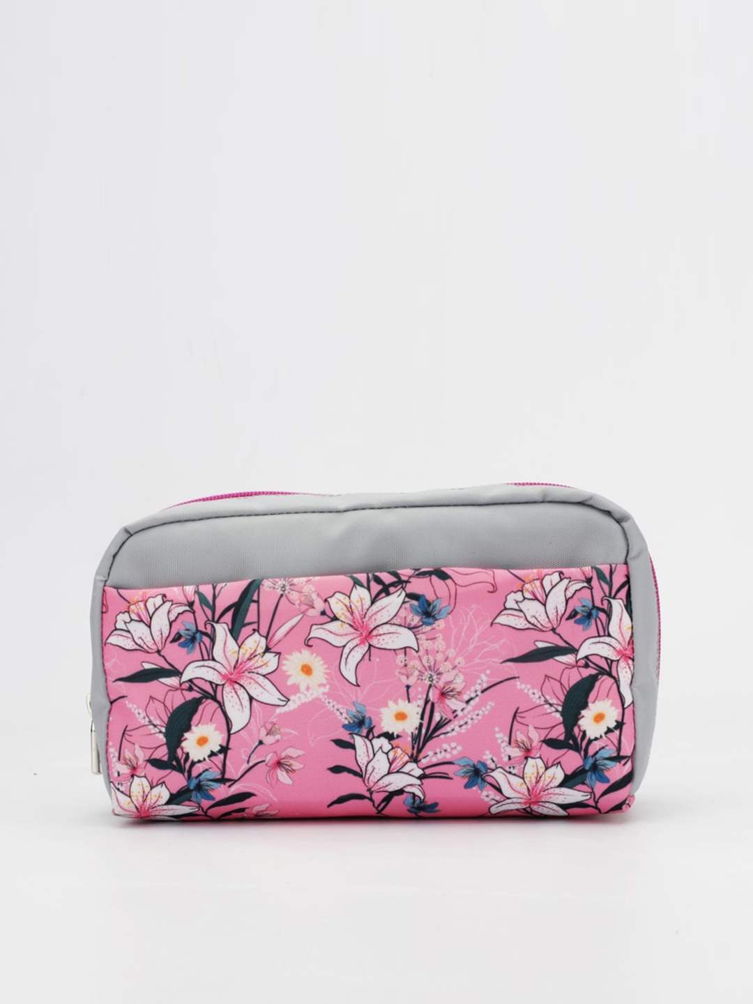 

QIPS Women Pink Printed Pouch