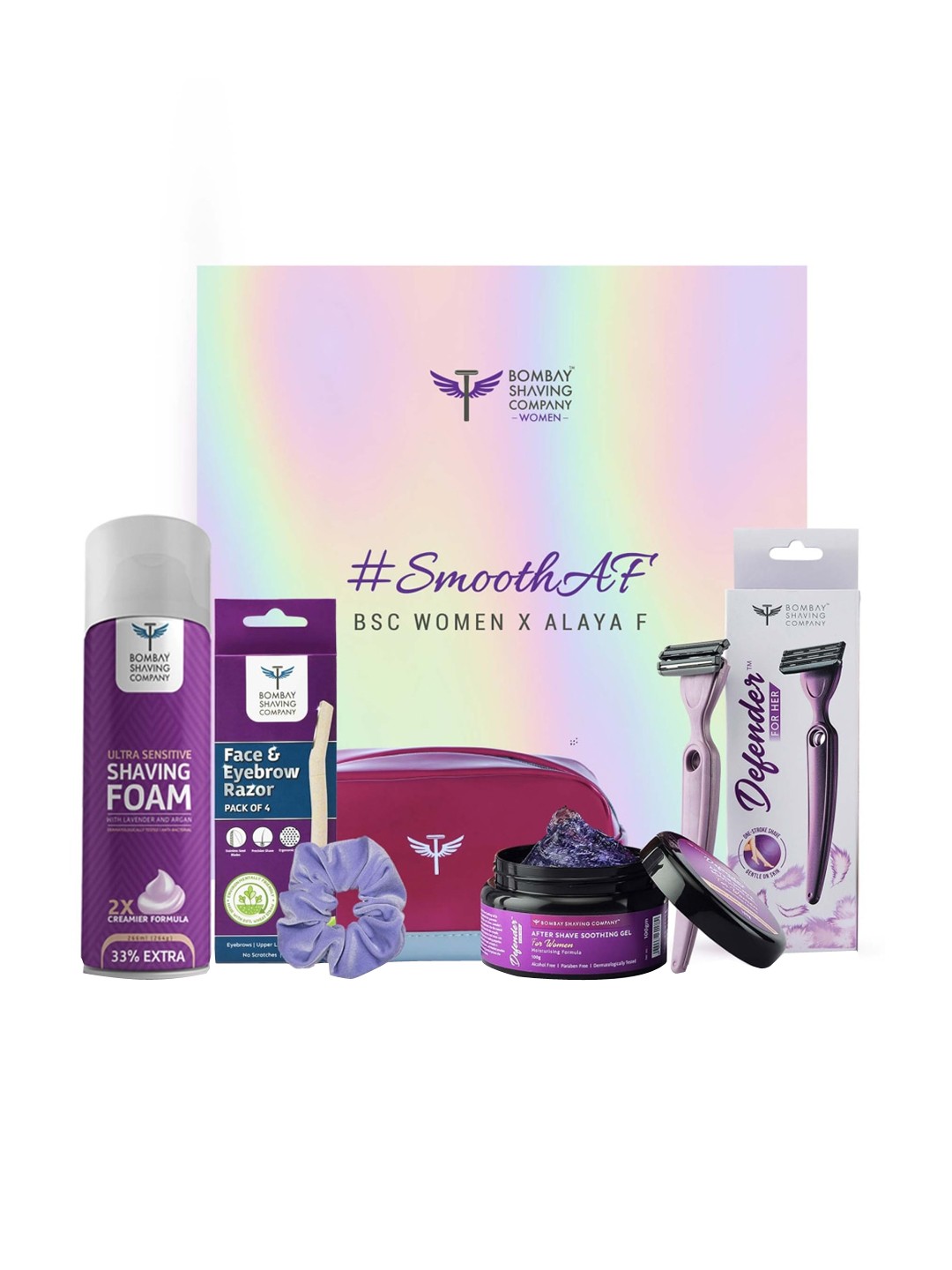 

Bombay Shaving Company Smooth Sista Pampering Kit, Purple