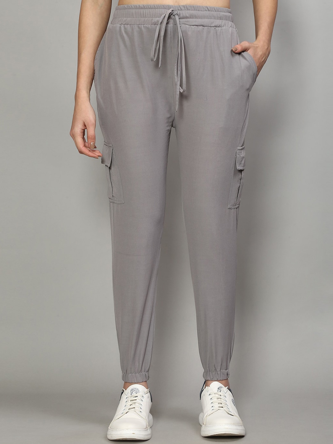 

GRACIT Women Grey Joggers Trousers
