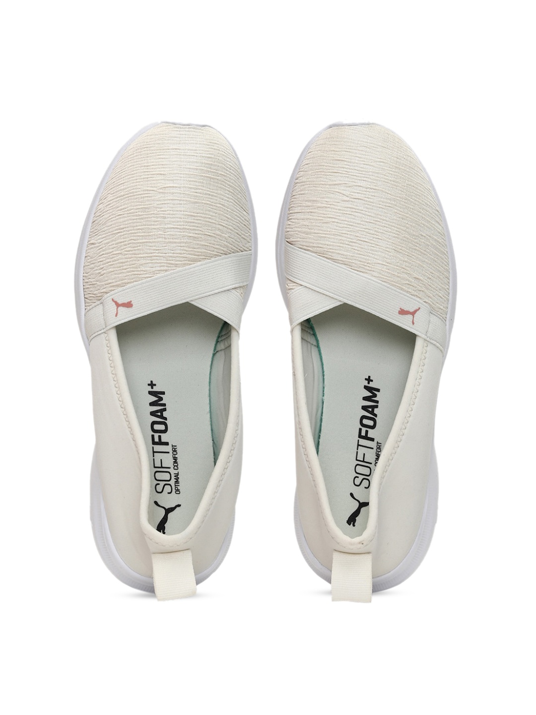 

Puma Women White Adelina SoftFoam+ Ballet Sneakers