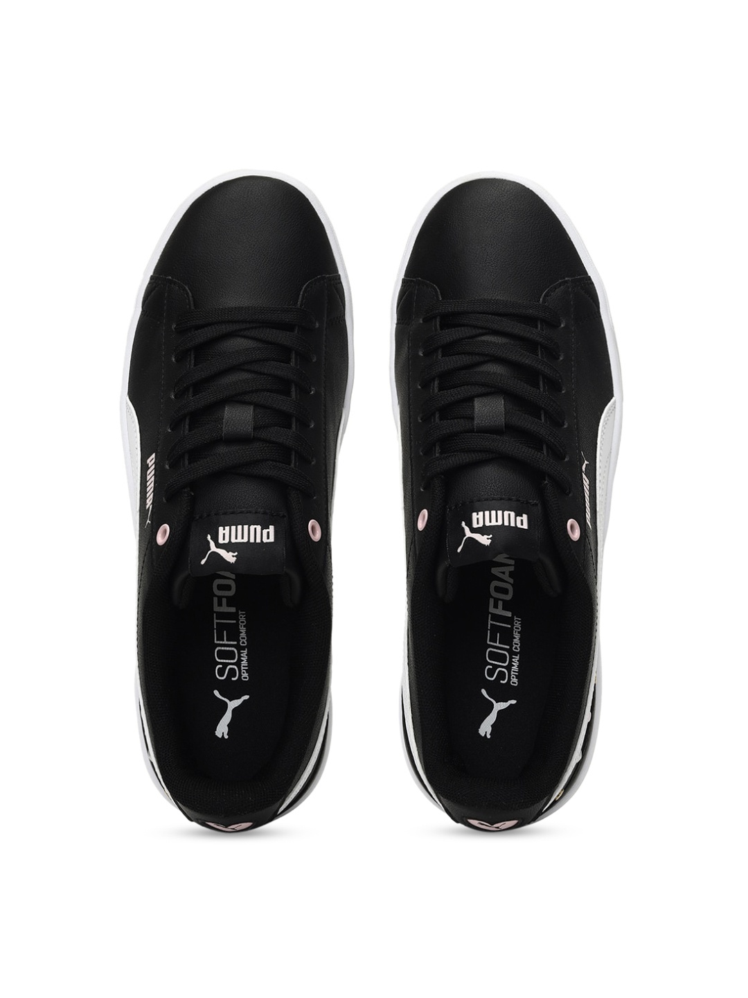 

Puma Women Black Vikky V3 Galentines Leather Sneakers