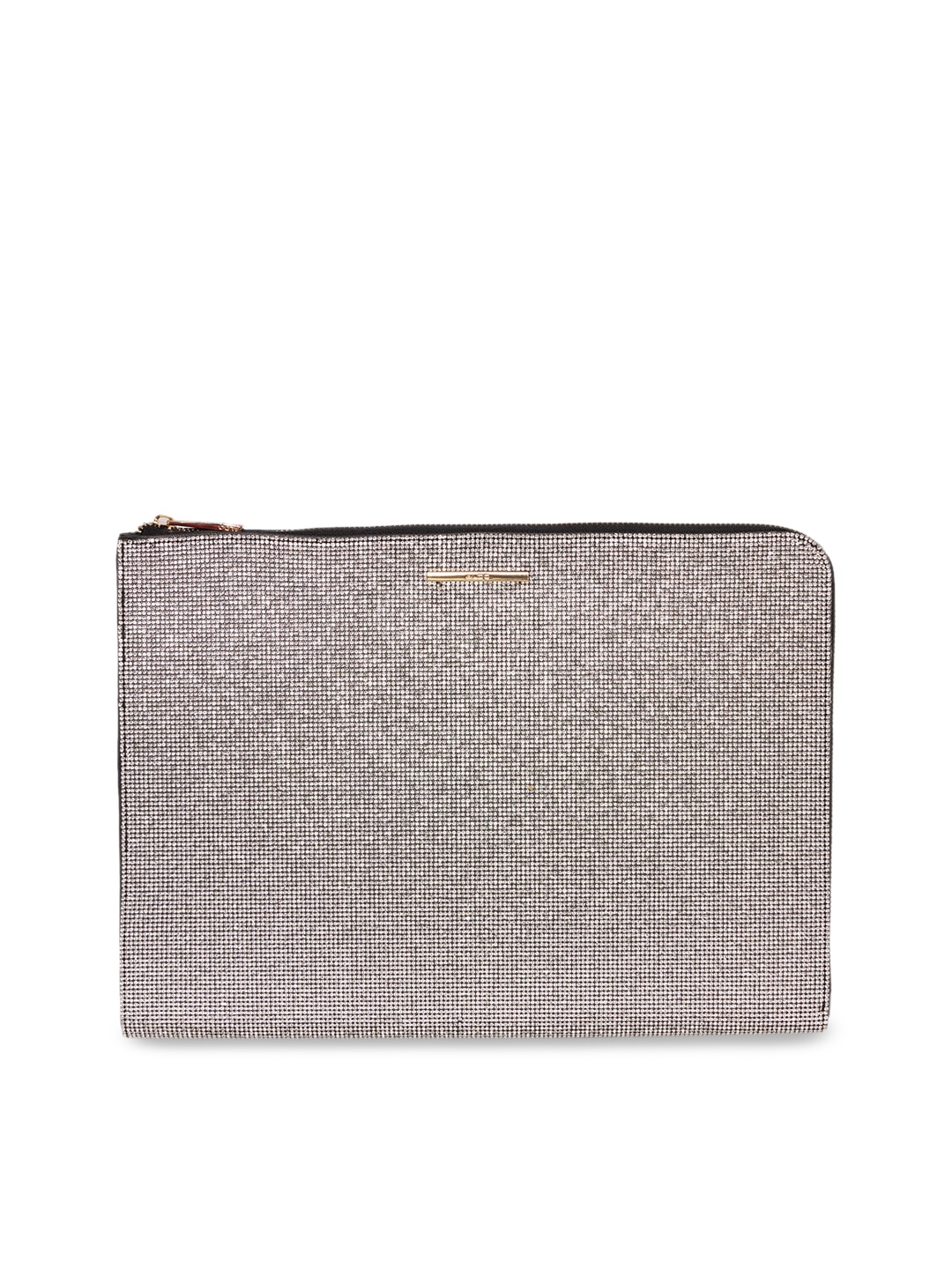 

ALDO Silver-Toned Embellished PU Swagger Sling Bag