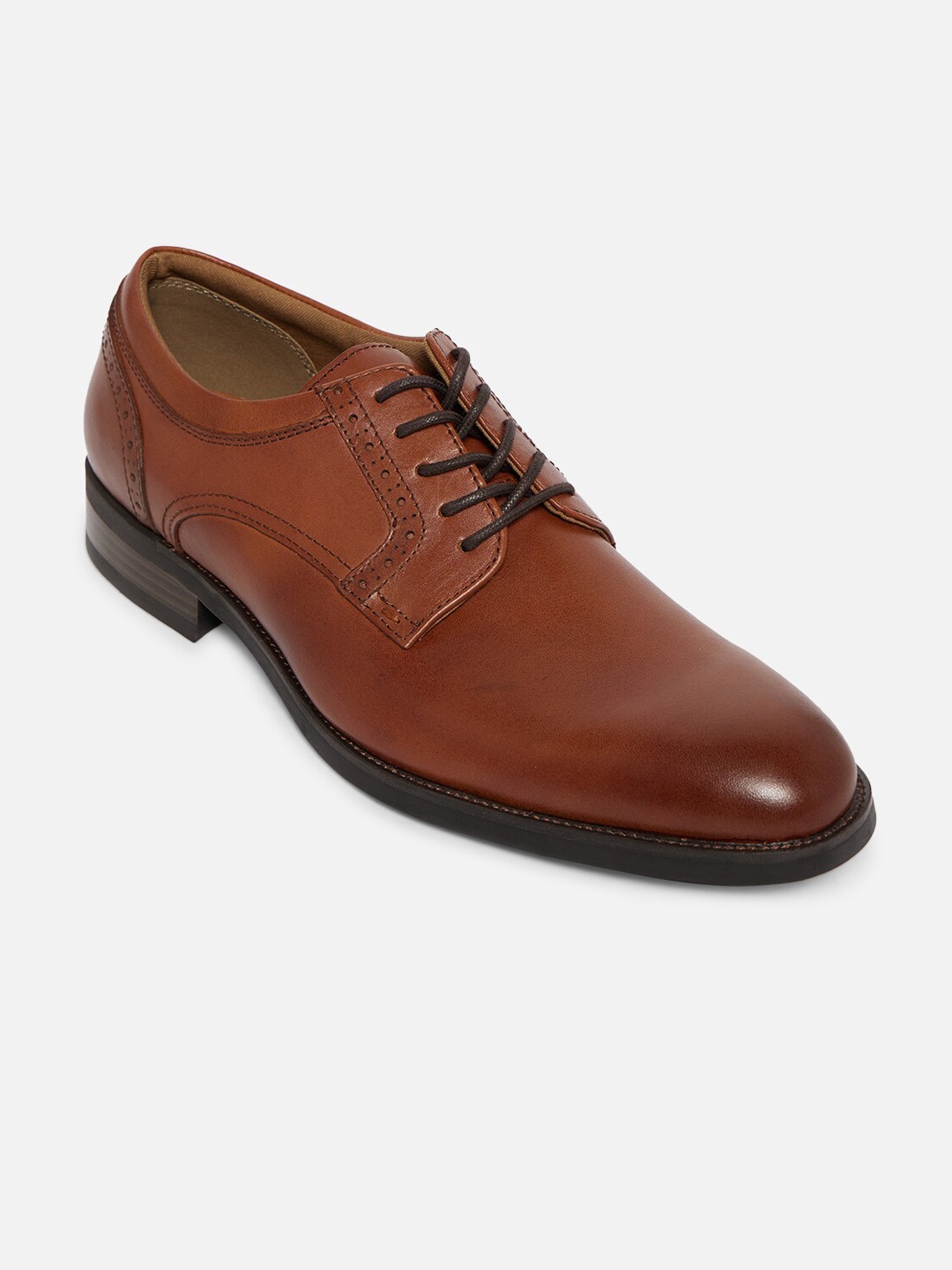

ALDO Men Brown Solid Formal Derbys