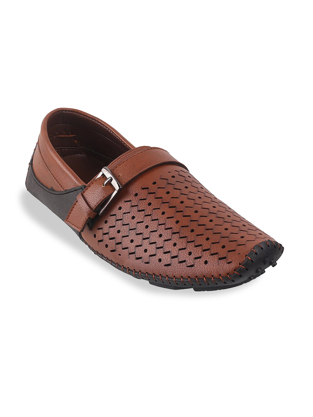 

WALKWAY by Metro Men Tan Shoe-Style Sandals