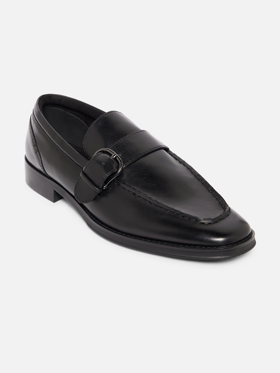 

ALDO Men Black Leather Loafers