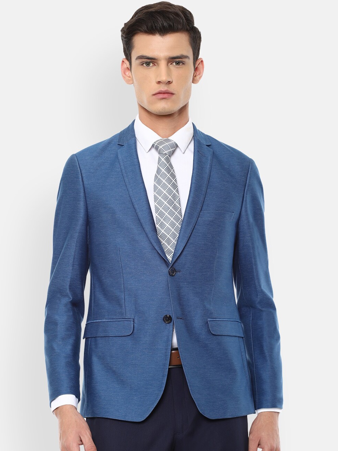 

Louis Philippe Sport Men Blue Single Breasted Blazer