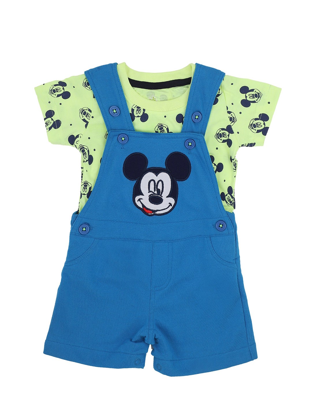 

Bodycare Kids Boys Assorted & Navy Blue Mickey & Friends Printed Top with Shorts