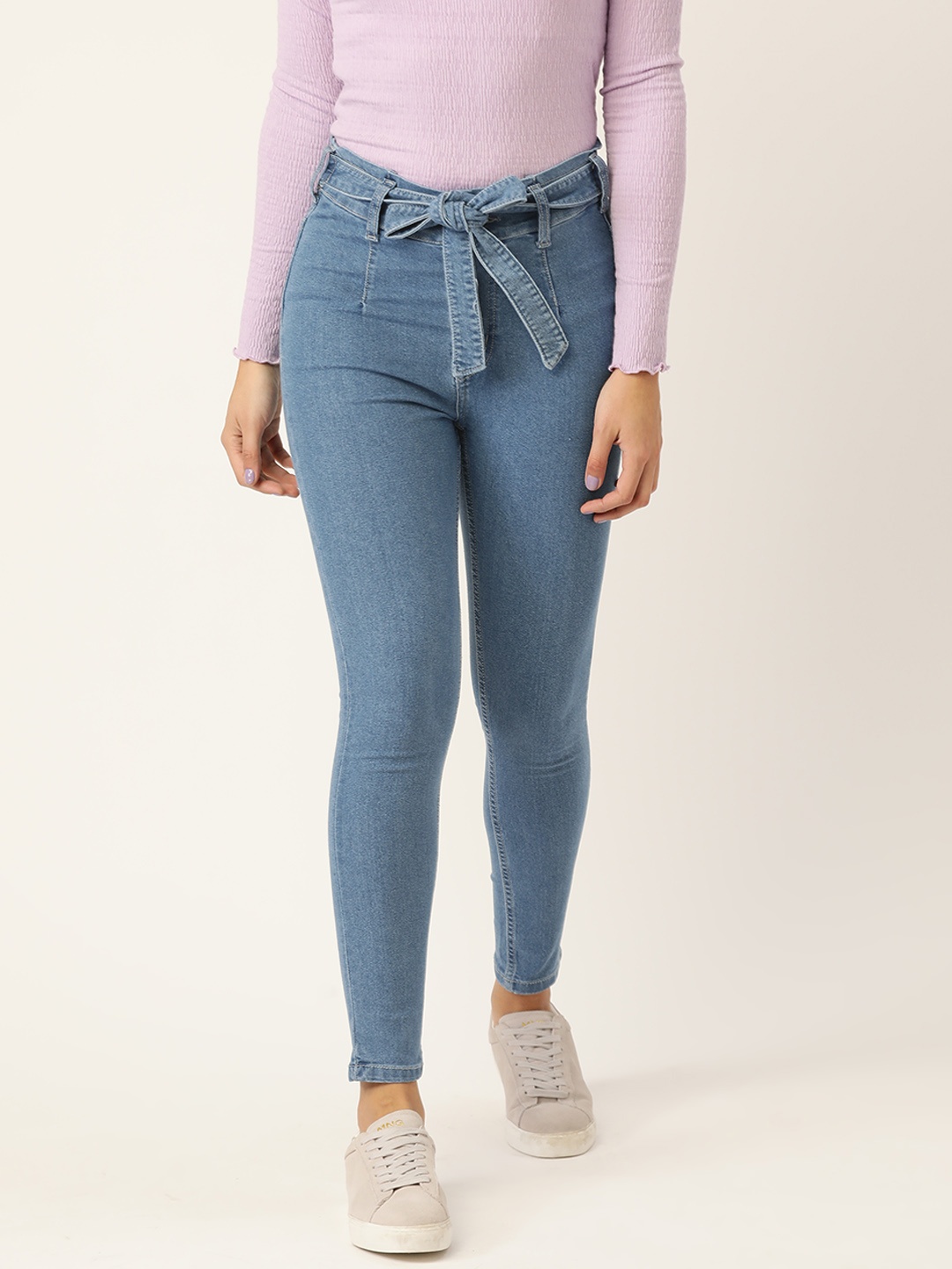 

DressBerry Women Blue Solid Denim Jeggings