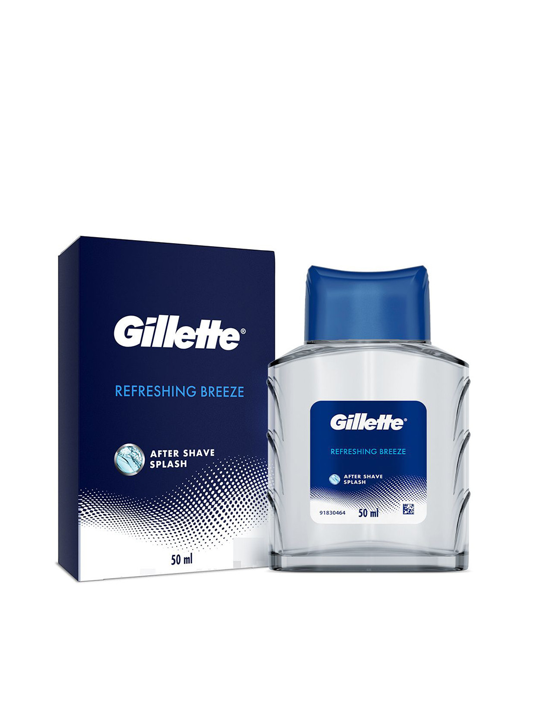 

Gillette Refreshing Breeze After Shave Splash - 50 ml, Navy blue