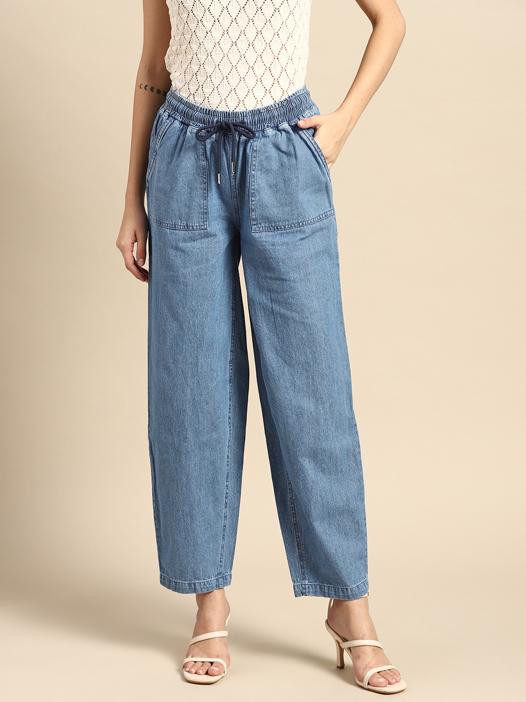 

all about you Women Blue Denim Trousers