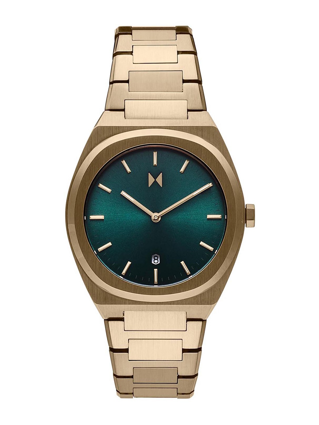 

MVMT Men Green Dial & Gold Toned Bracelet Style Straps Analogue Watch 28000168