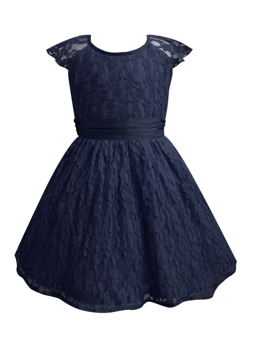 

A T U N Navy Blue Lace Dress