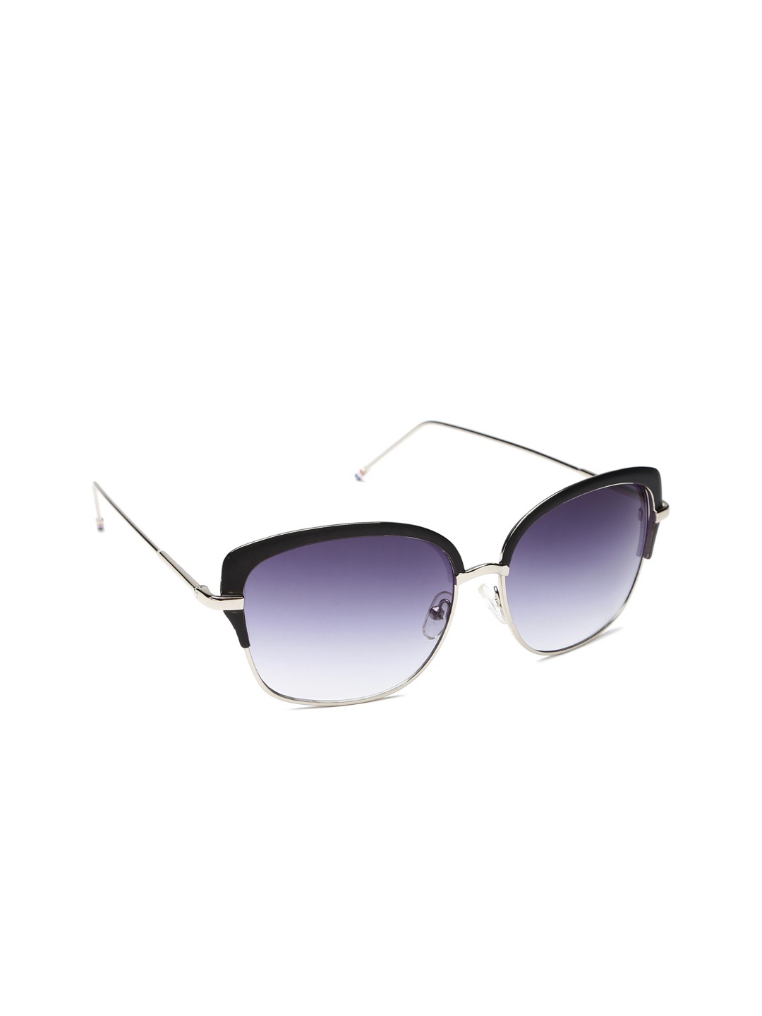 

DressBerry Unisex Browline Sunglasses SUN02195, Blue