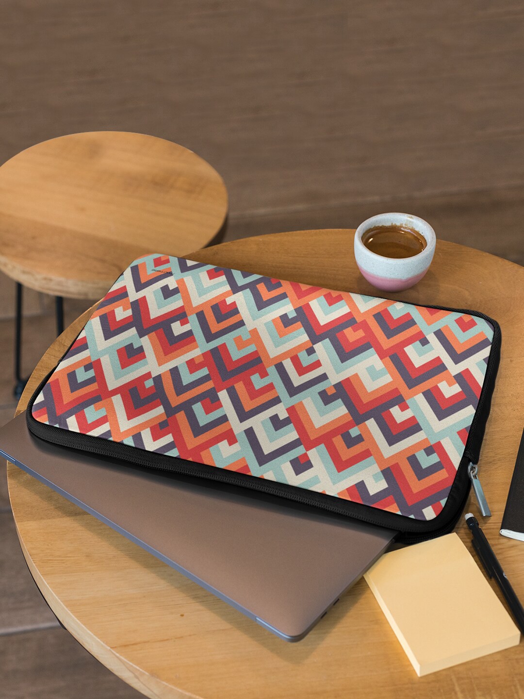

macmerise Unisex Multicoloured Printed Laptop Sleeve, Multi