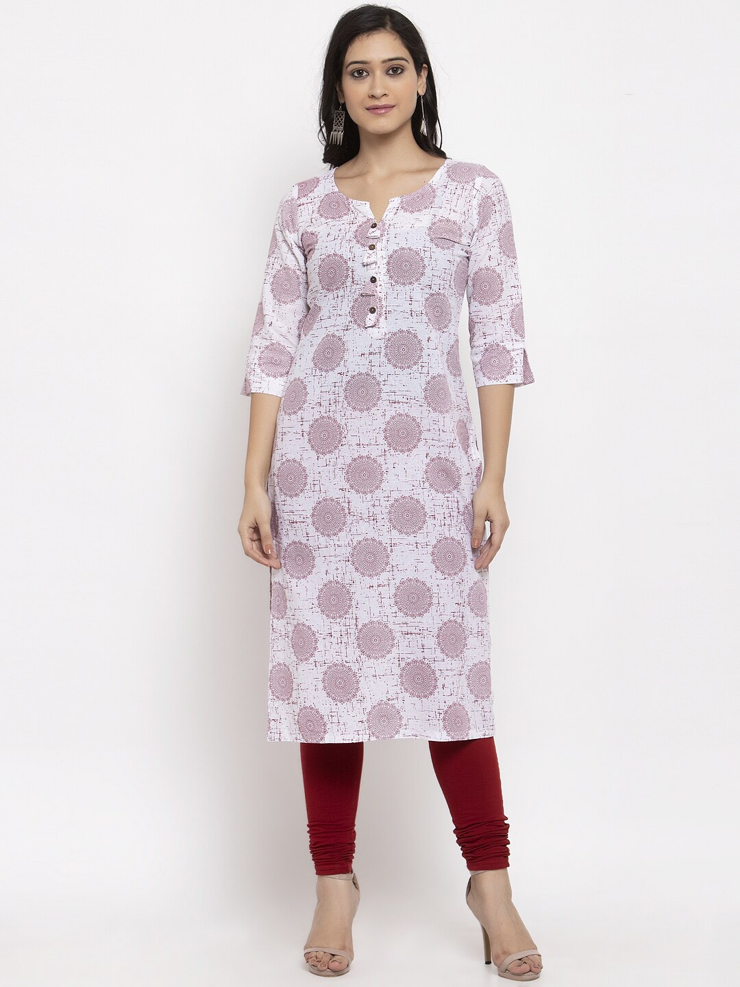 

Sayesha Women Purple Ethnic Motifs Printed Kurta