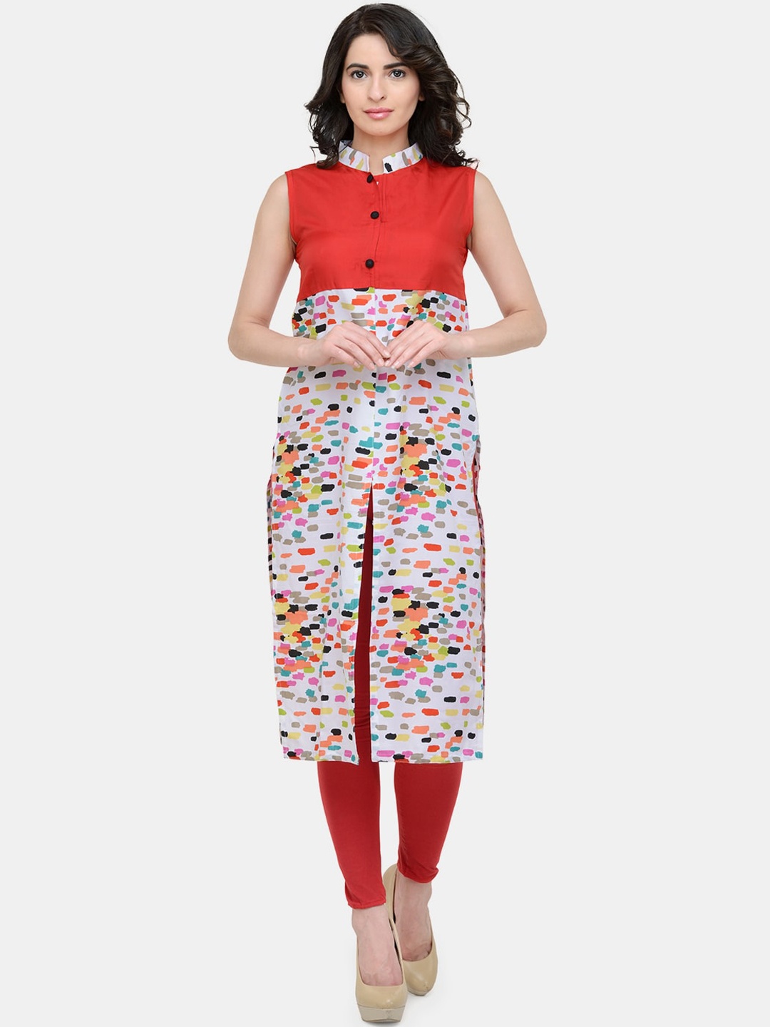 

Sayesha Women Multicoloured Printed Crepe Kurta, Multi