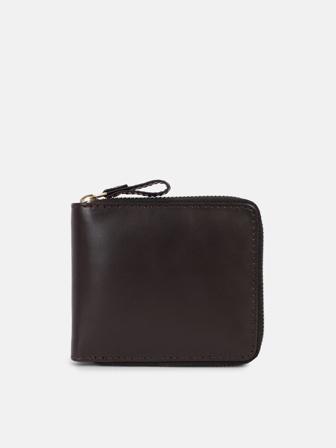 

Bagsy Malone Women Brown Zip Detail PU Zip Around Wallet