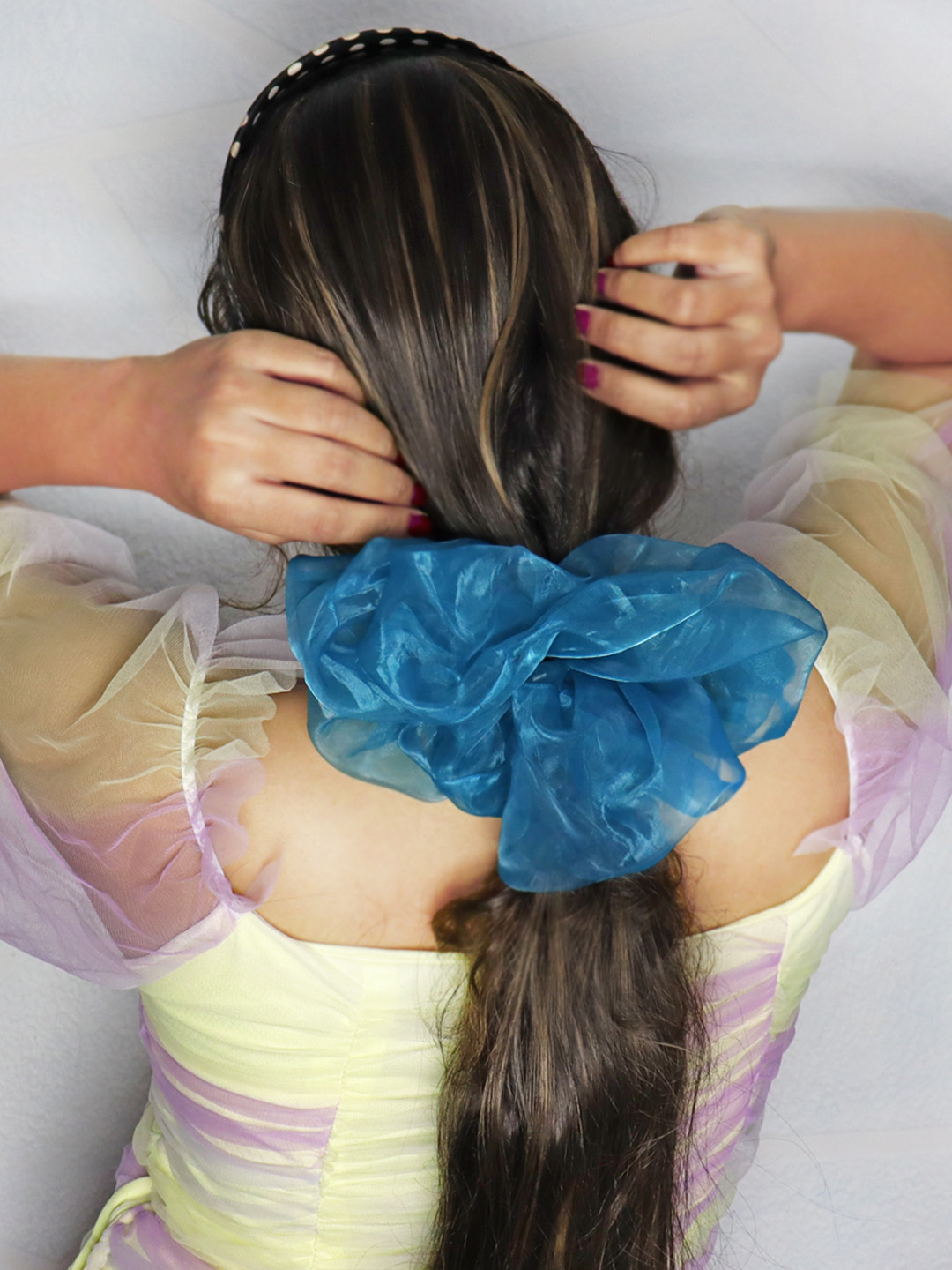 

Soho Boho Studio Women Blue Ponytail Holders