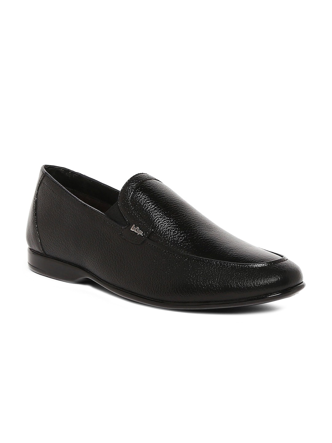 

Lee Cooper Men Black Solid Leather Formal Loafers