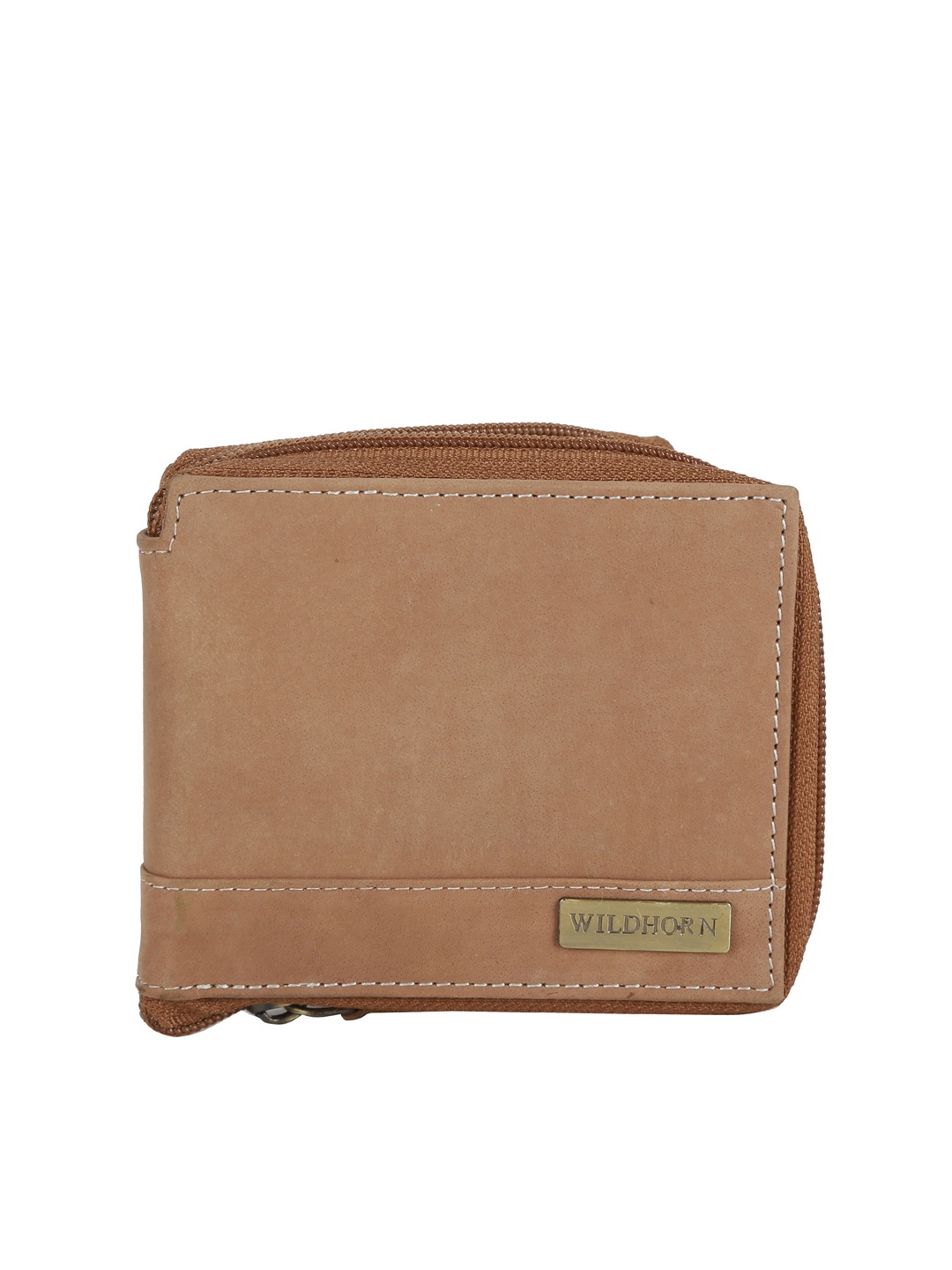 

WildHorn Men Tan Brown Genuine Leather Wallet