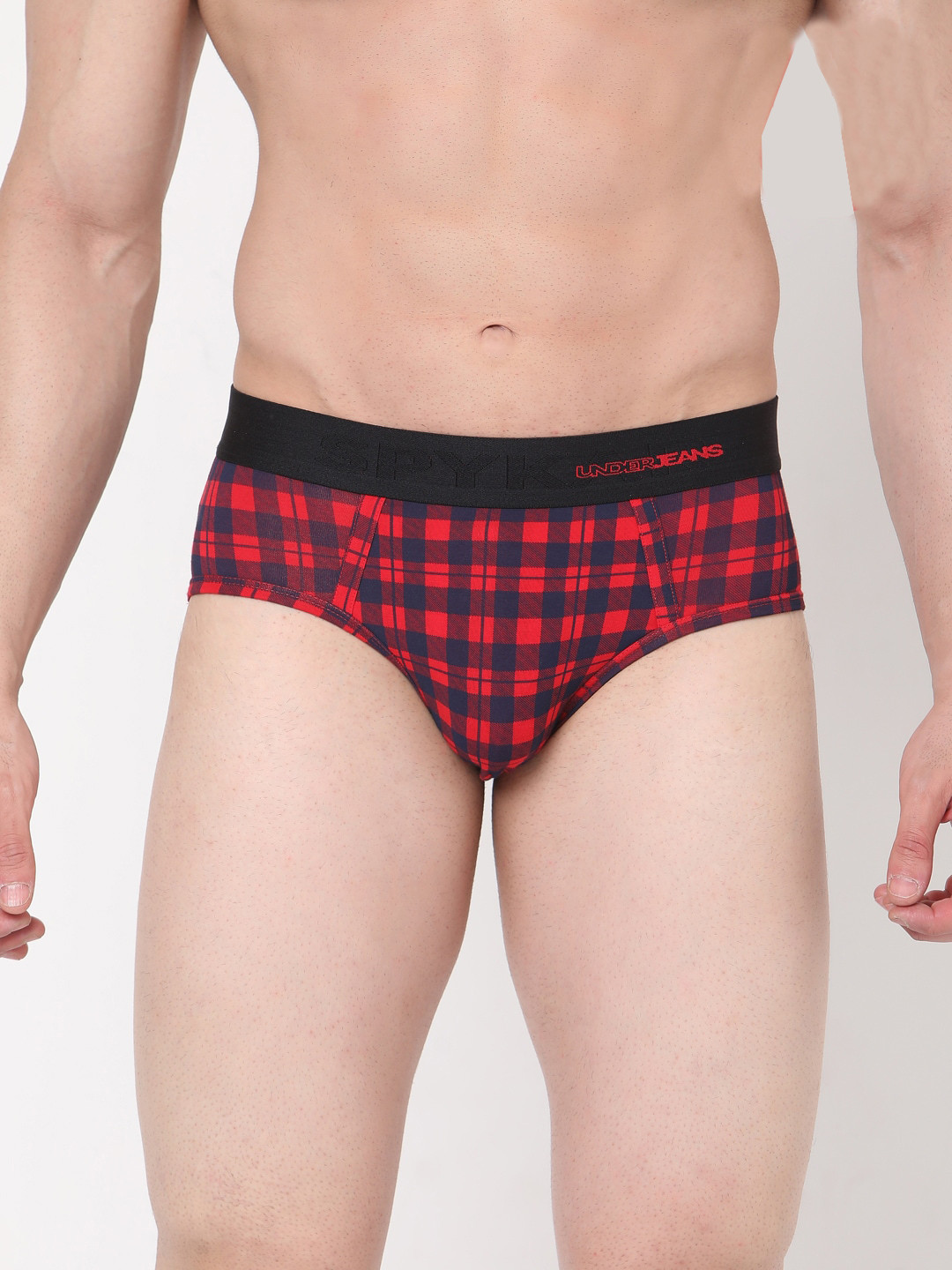 

UnderJeans by Spykar Men Pack Of 2 Cotton Blend Brief, Blue