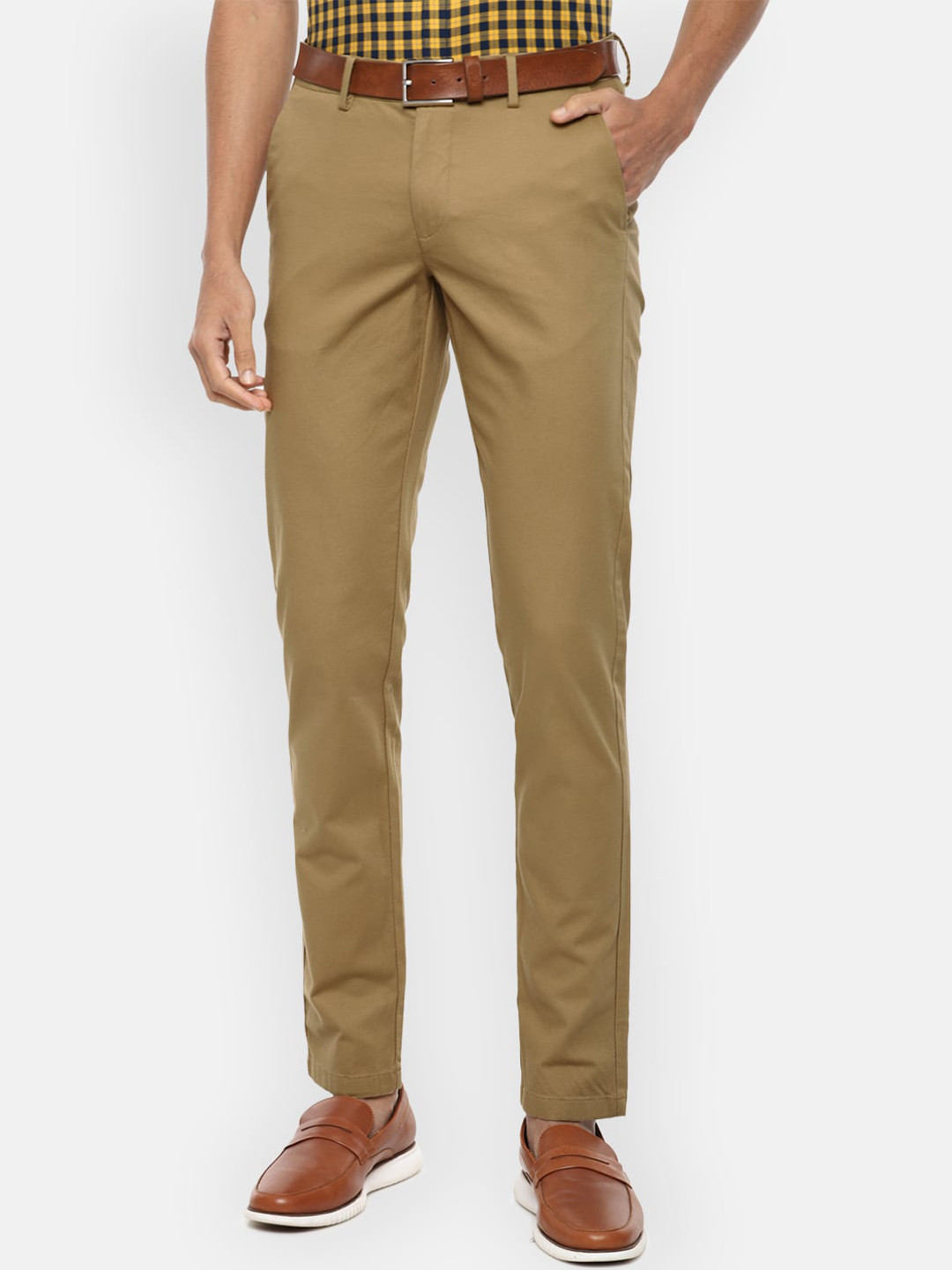 

Van Heusen Sport Men Khaki Slim Fit Chinos Trousers