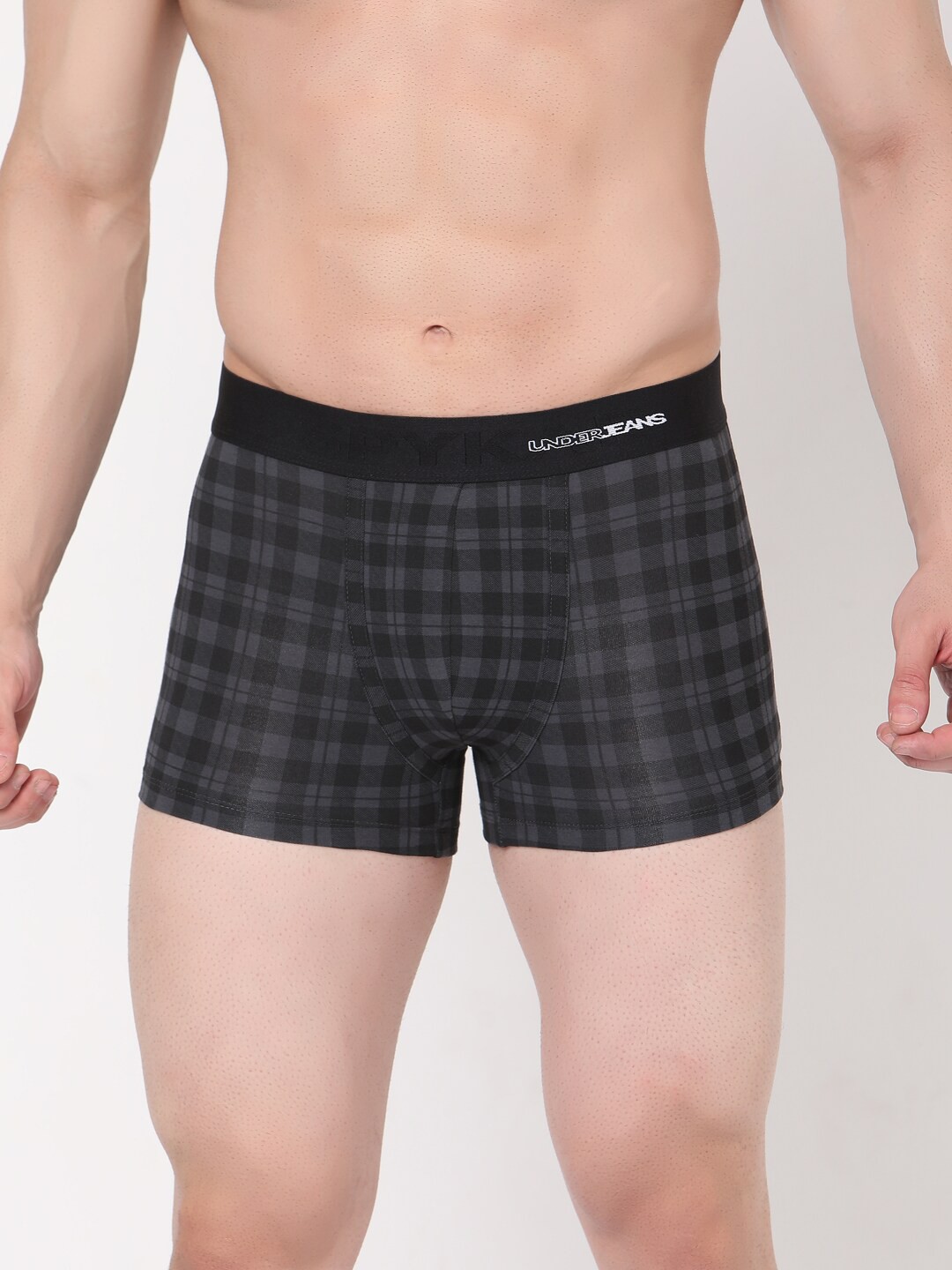 

Underjeans by Spykar Men Cotton Blend Trunk, Black