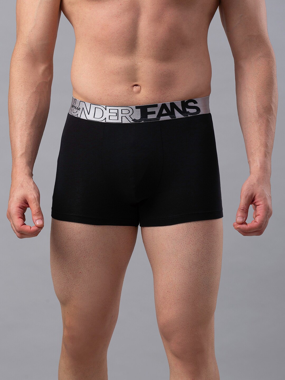 

Underjeans by Spykar Men Cotton Blend Trunk, Black