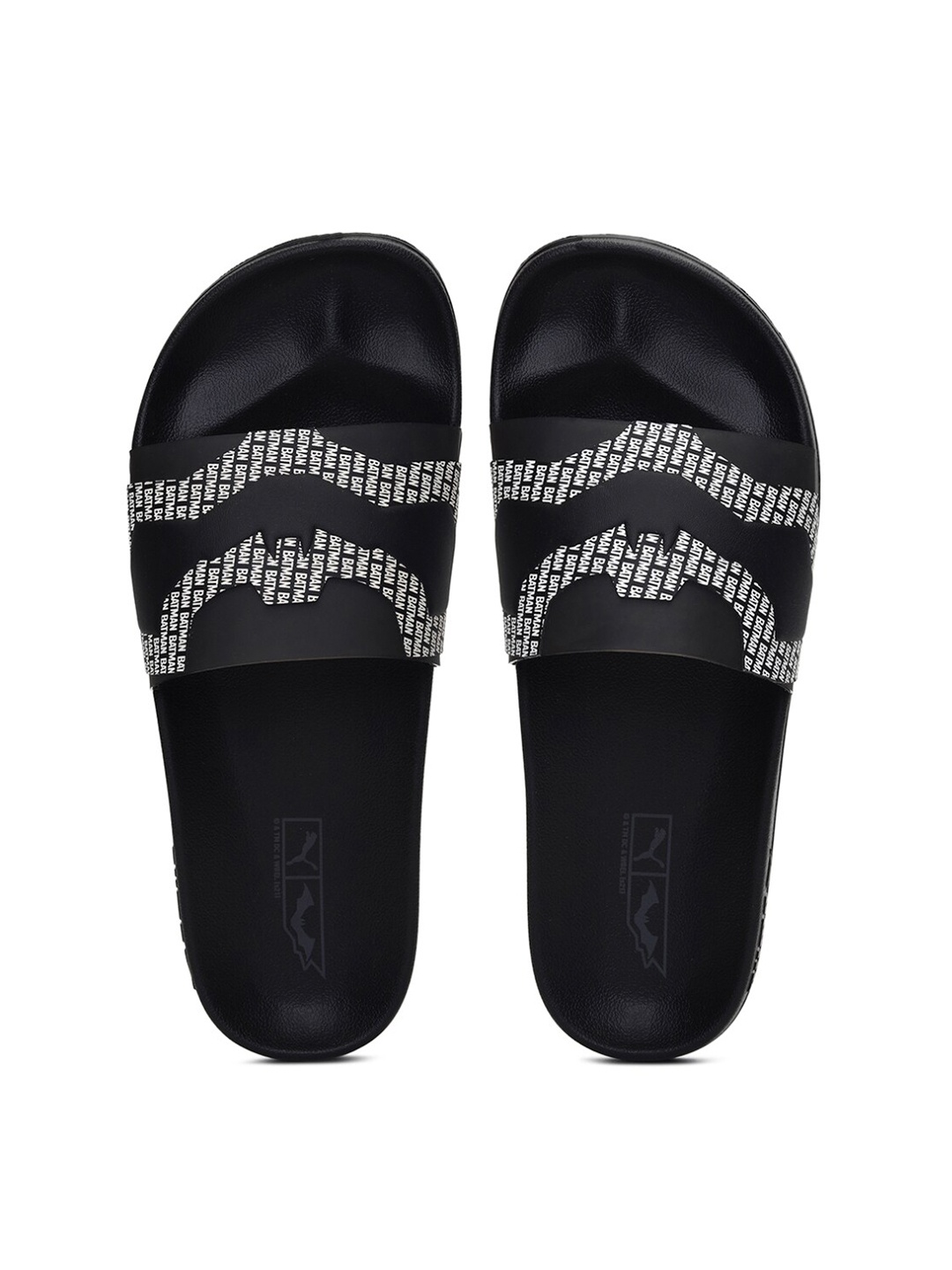 

Puma Men Black BATMAN Leadcat 2.0 Printed Sliders