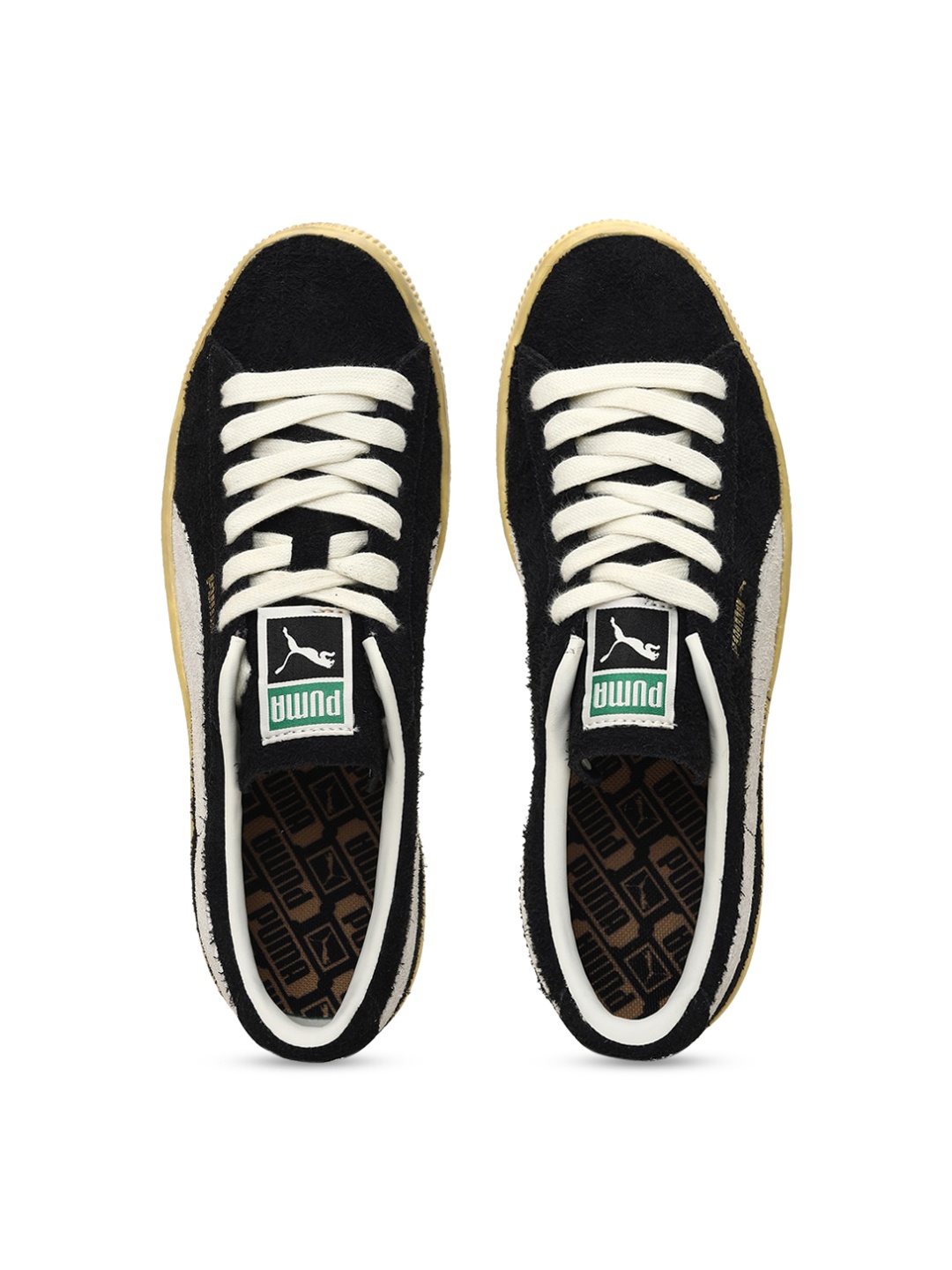 

Puma Men Black & White Suede Vintage The NeverWorn Sneakers