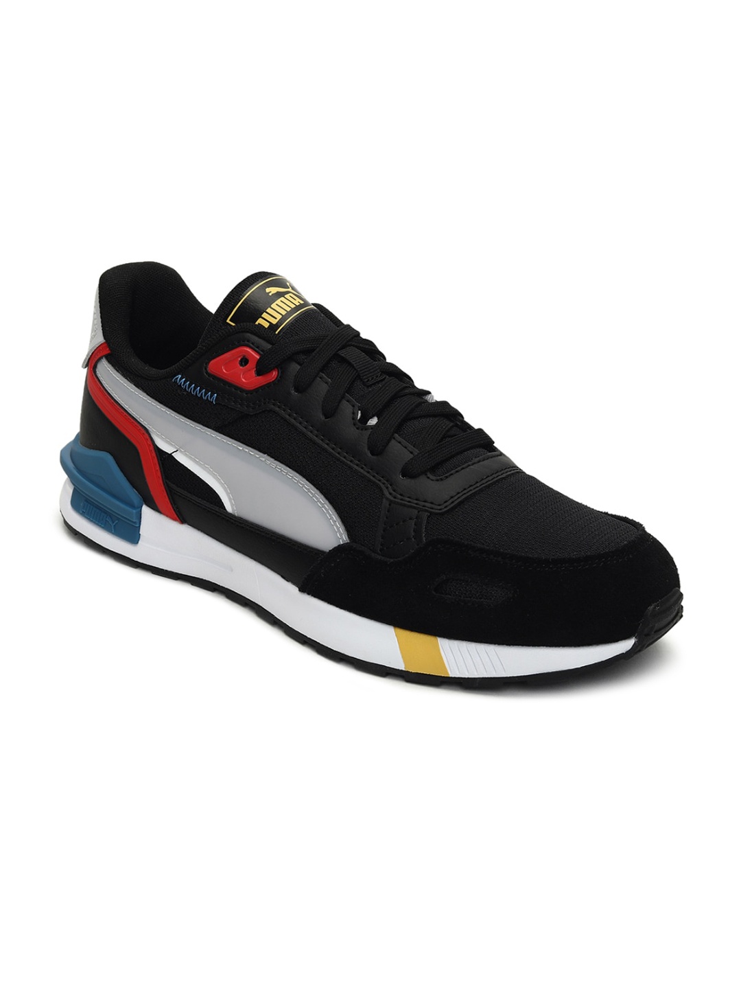 

Puma Men Black Colourblocked Sneakers