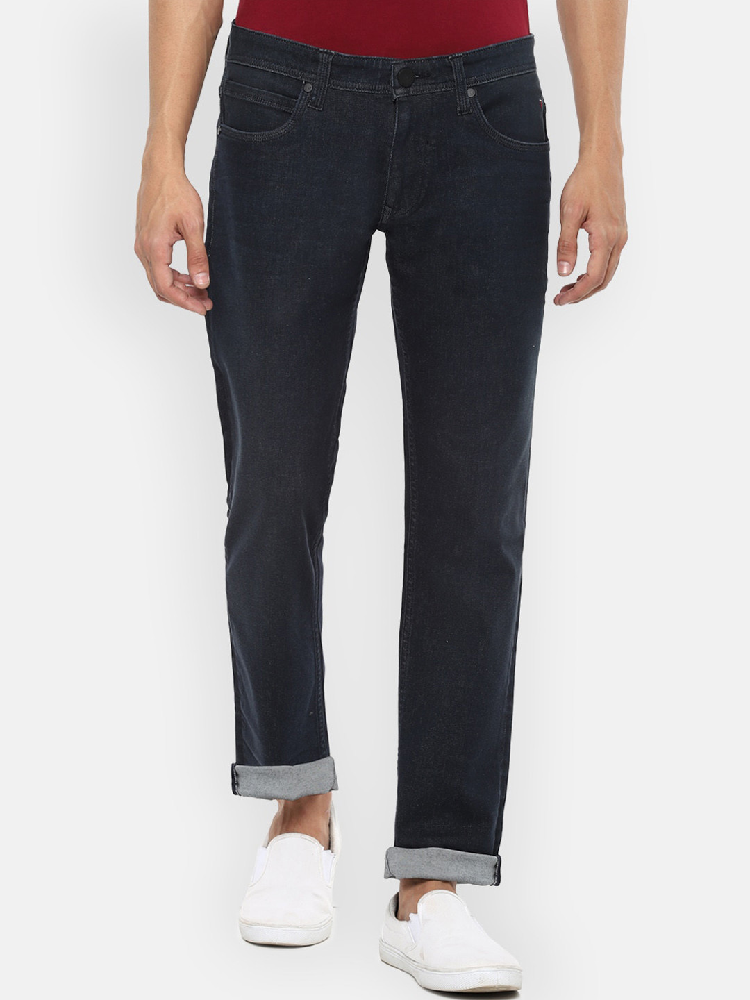 

Louis Philippe Jeans Men Navy Blue Slim Fit Jeans