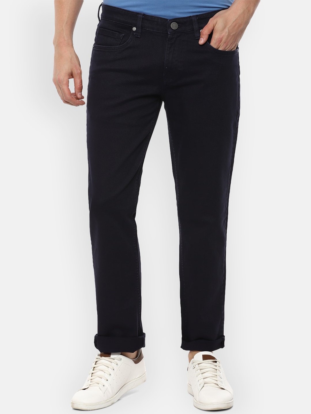 

Louis Philippe Jeans Men Navy Blue Slim Fit Jeans