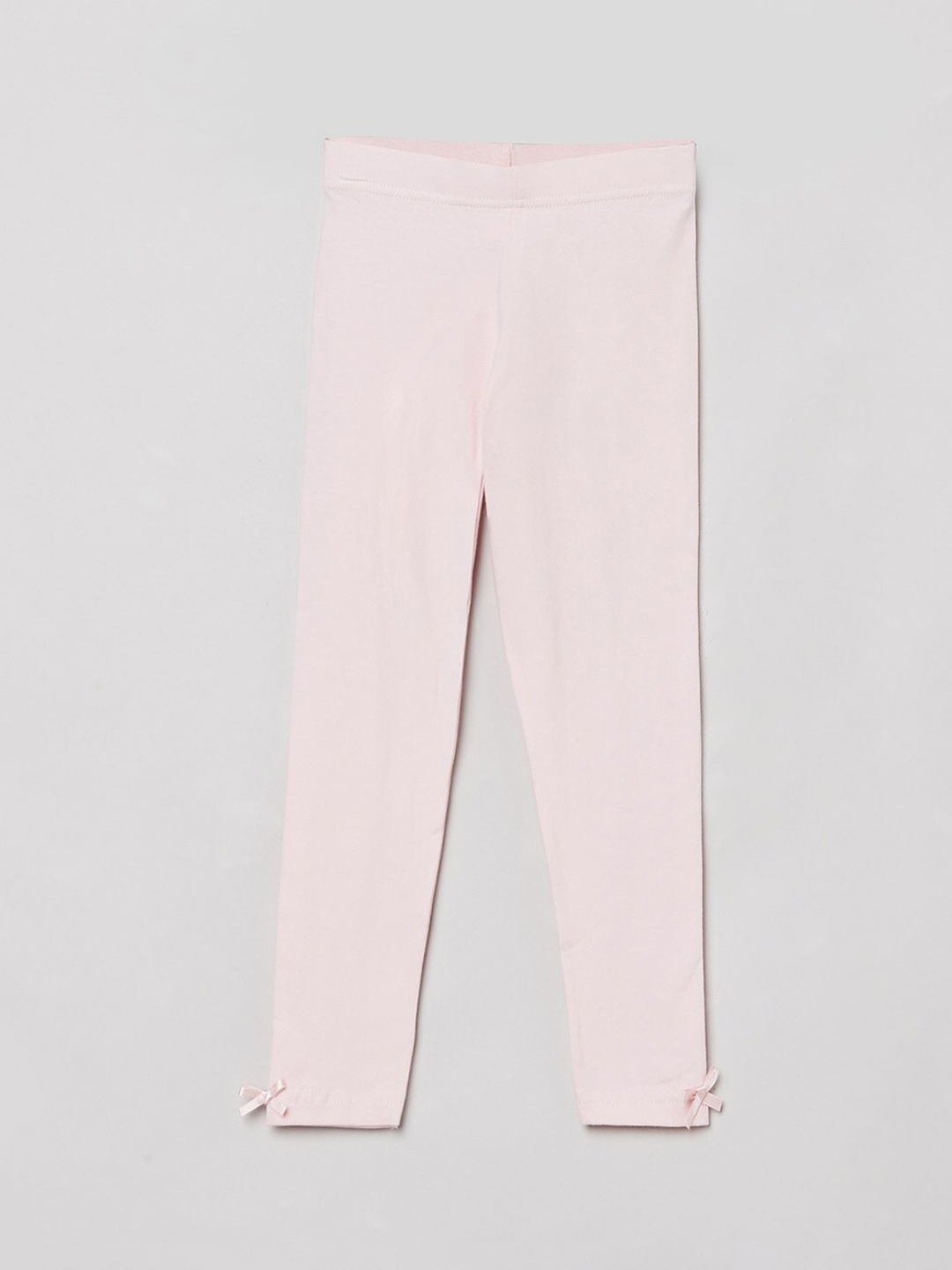 

max Girls Pink Solid Leggings